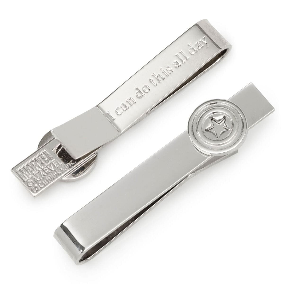 Captain America Hidden Message Tie Bar Tie Bars Marvel Comics