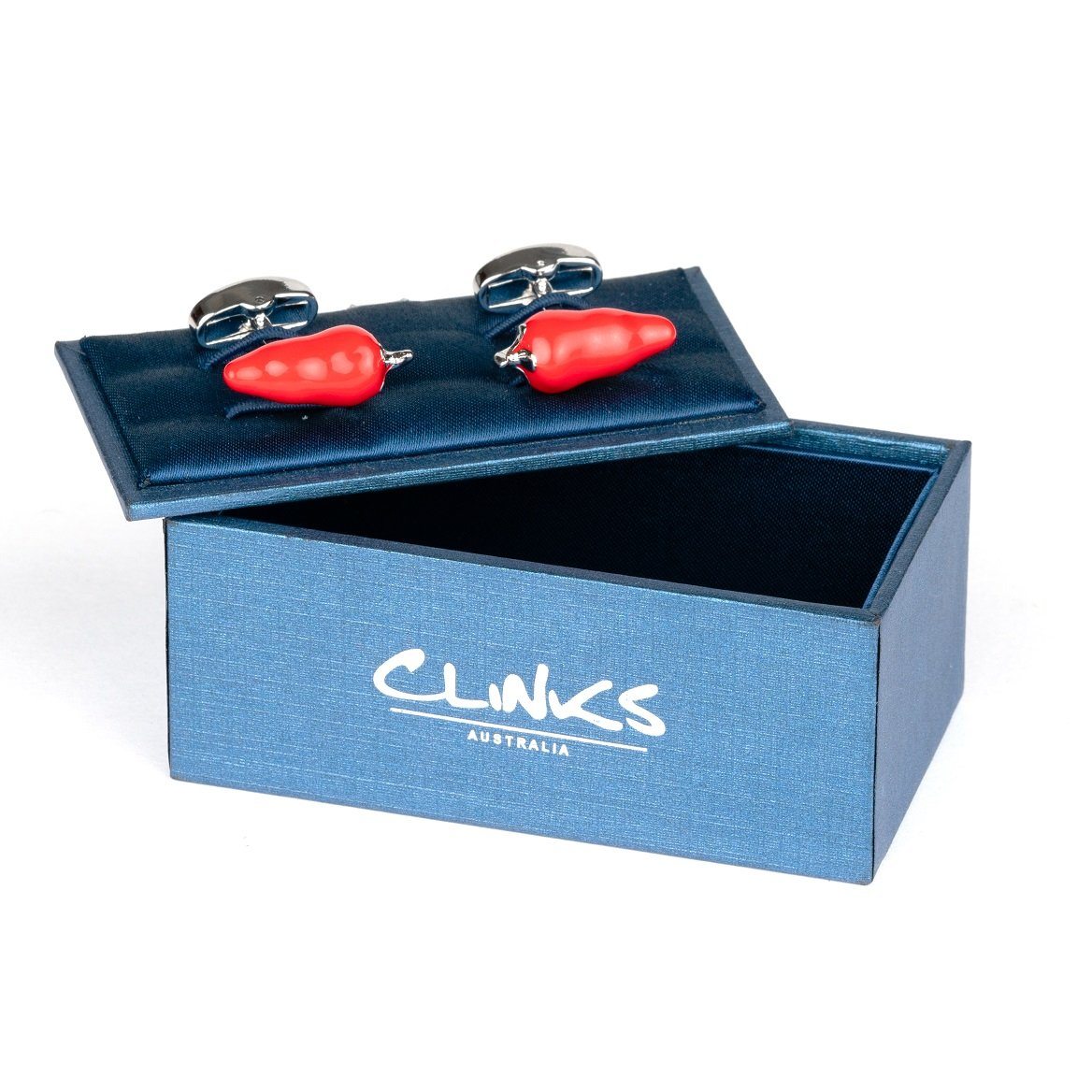 Red Chilli Pepper Cufflinks Novelty Cufflinks Clinks Australia
