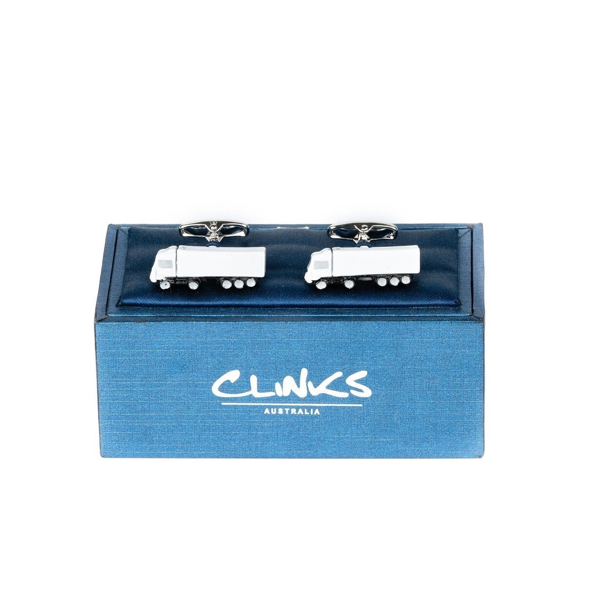 White Truck Cufflinks Novelty Cufflinks Clinks Australia