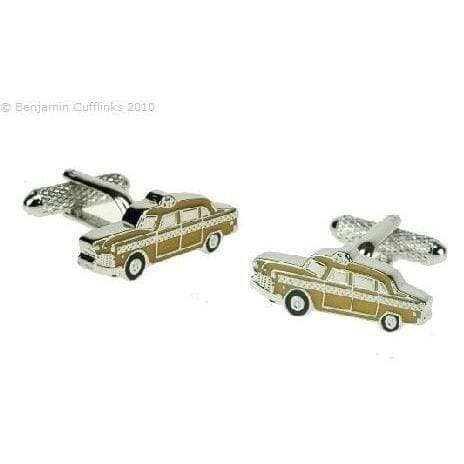 Yellow Cab Cufflinks Novelty Cufflinks Clinks Australia Yellow Cab Cufflinks