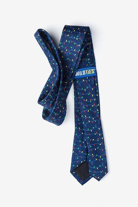 Christmas Lights Skinny Tie Ties Clinks