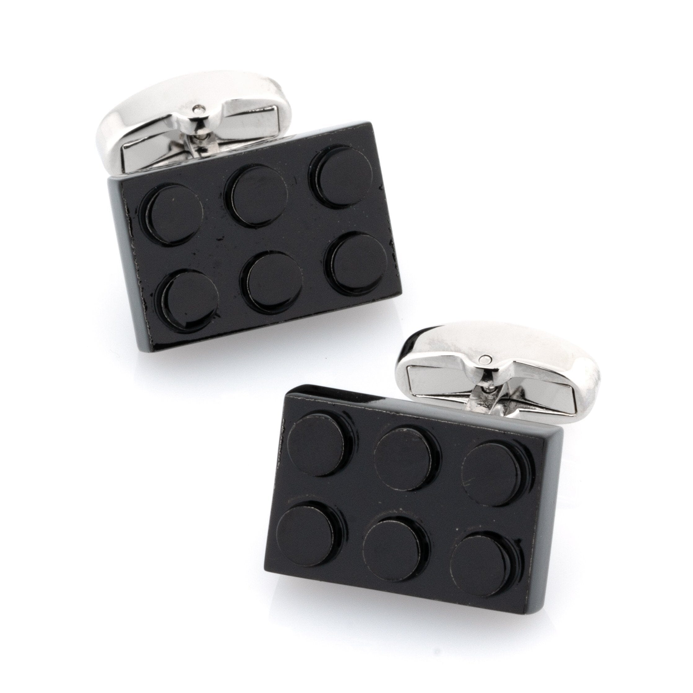 Black Building Block Cufflinks Novelty Cufflinks Clinks Australia Black Building Block Cufflinks