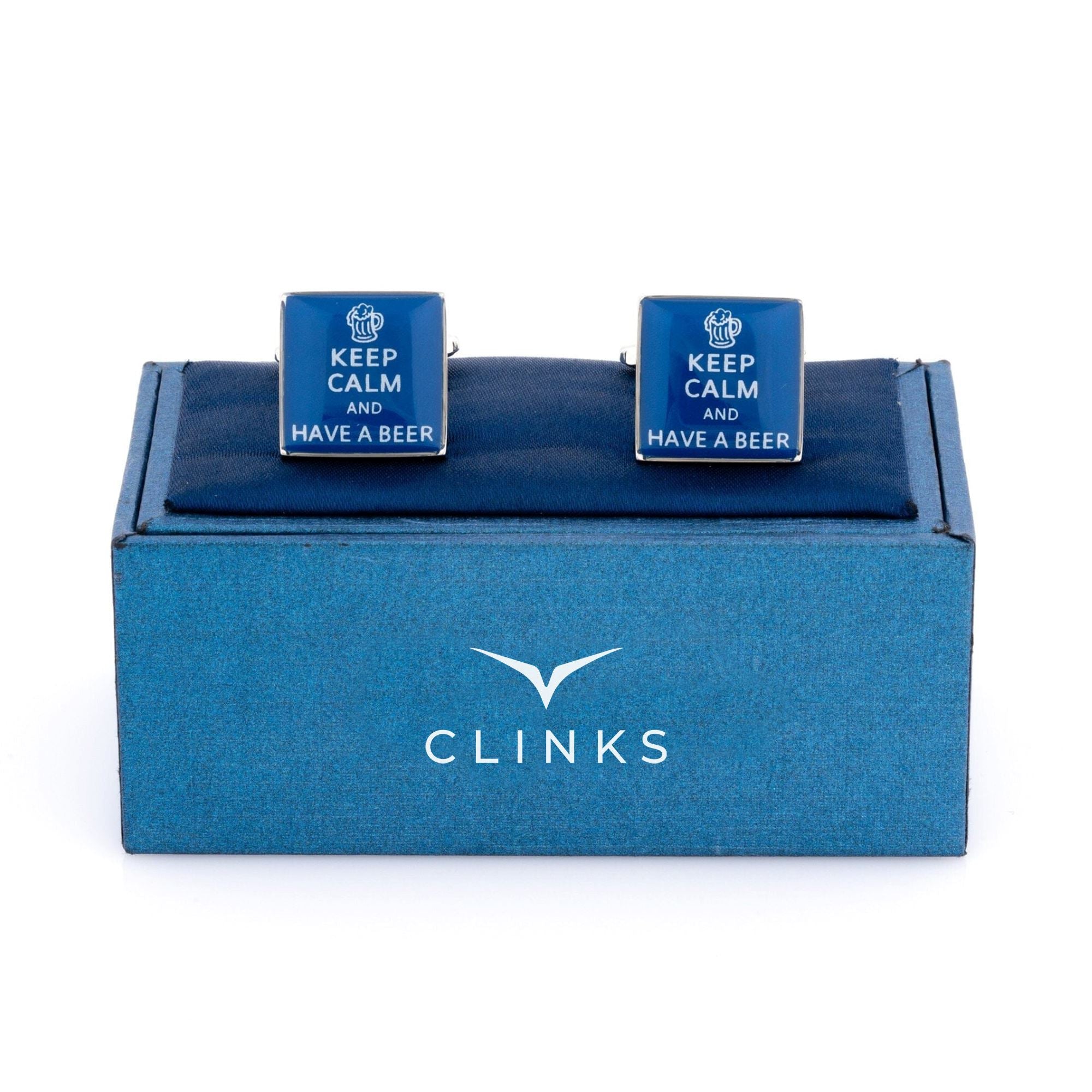 Keep Calm and Have a Beer Cufflinks Novelty Cufflinks Clinks Australia