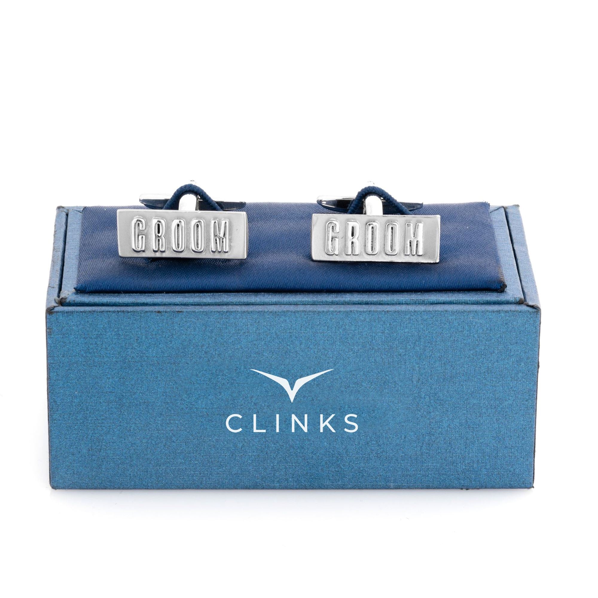 Groom Raised Lettering Wedding Cufflinks Wedding Cufflinks Clinks Australia