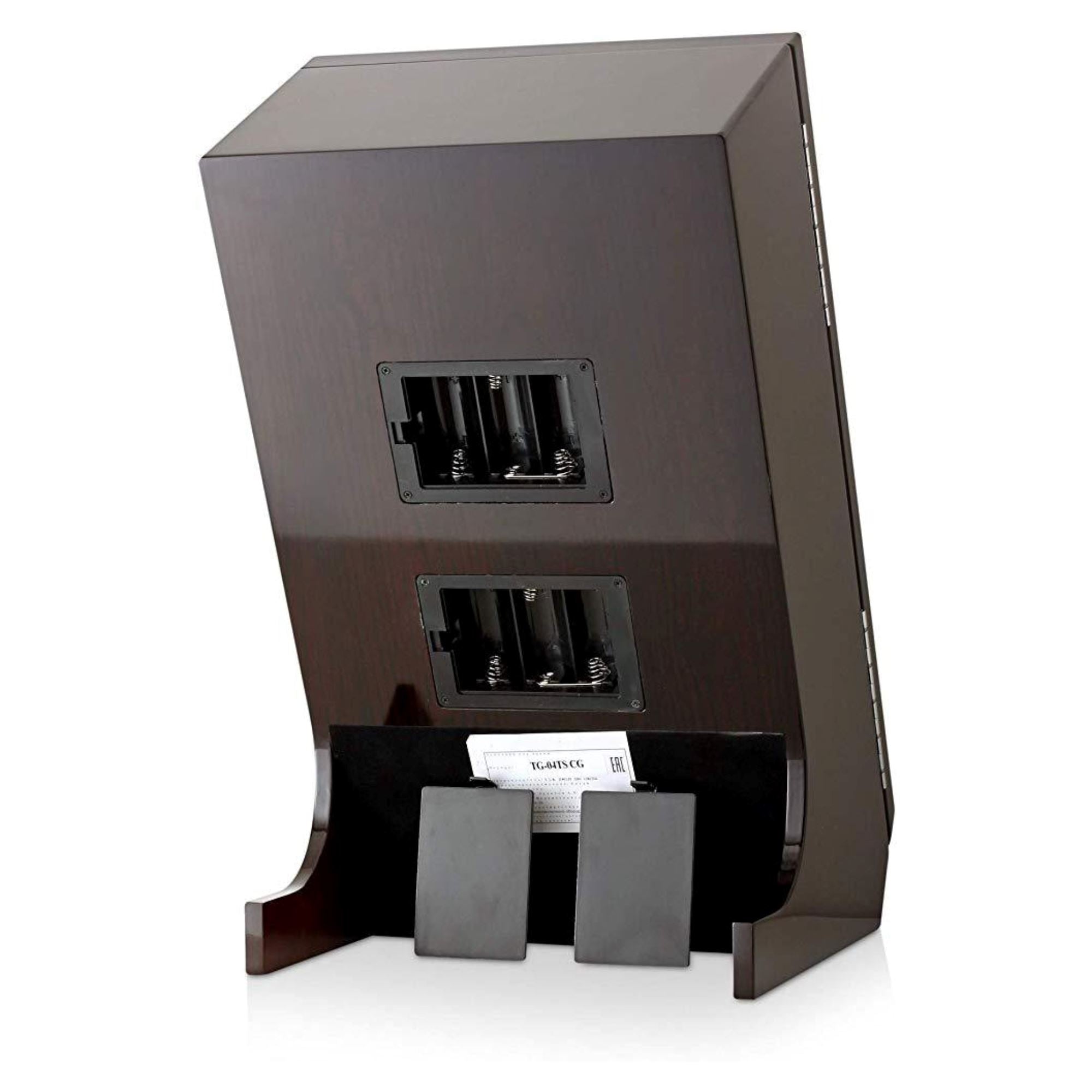 Kosciuszko Watch Winder Box for 12 + 2 Watches in Ebony + Gray Watch Winder Boxes Clinks