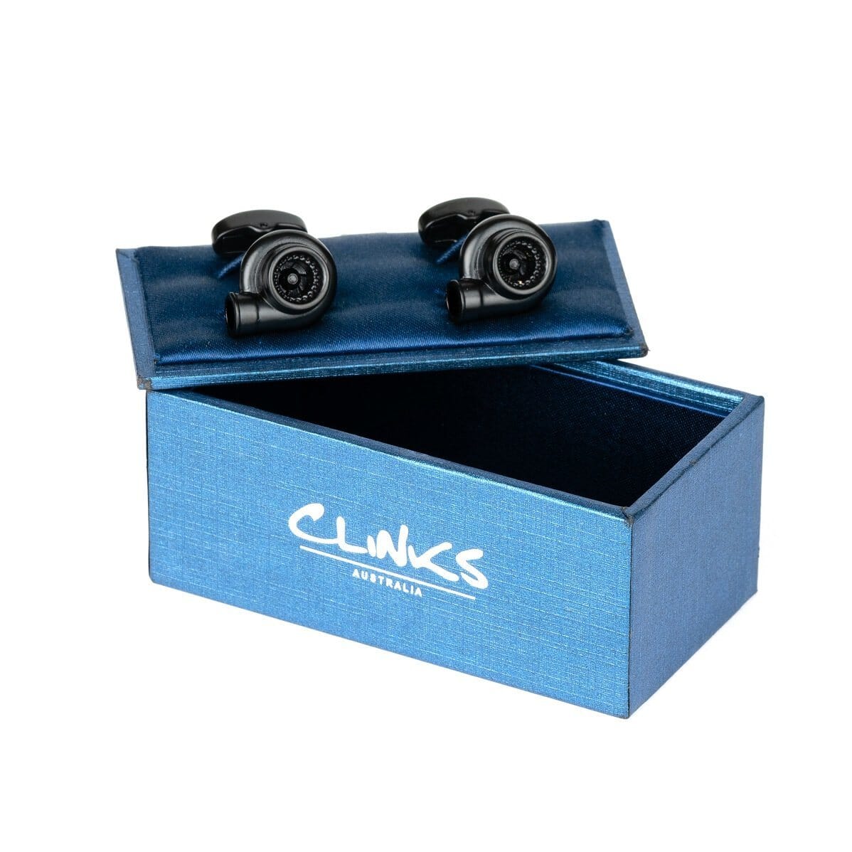 Black Turbo Cufflinks Novelty Cufflinks Clinks Australia