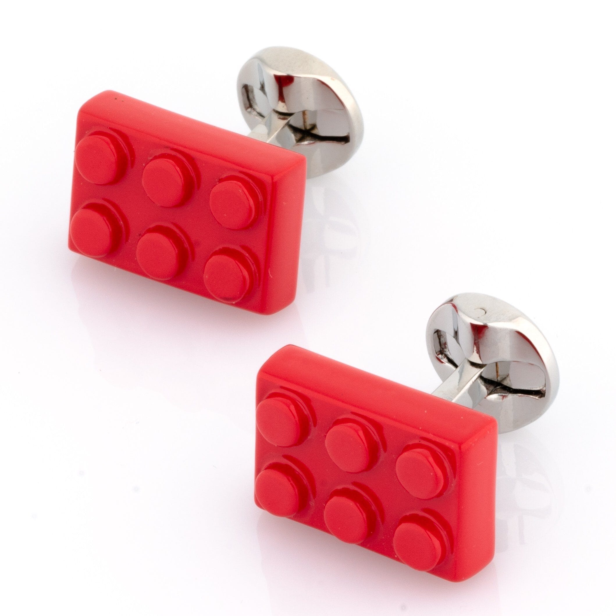 Red Building Block Cufflinks Novelty Cufflinks Clinks Australia