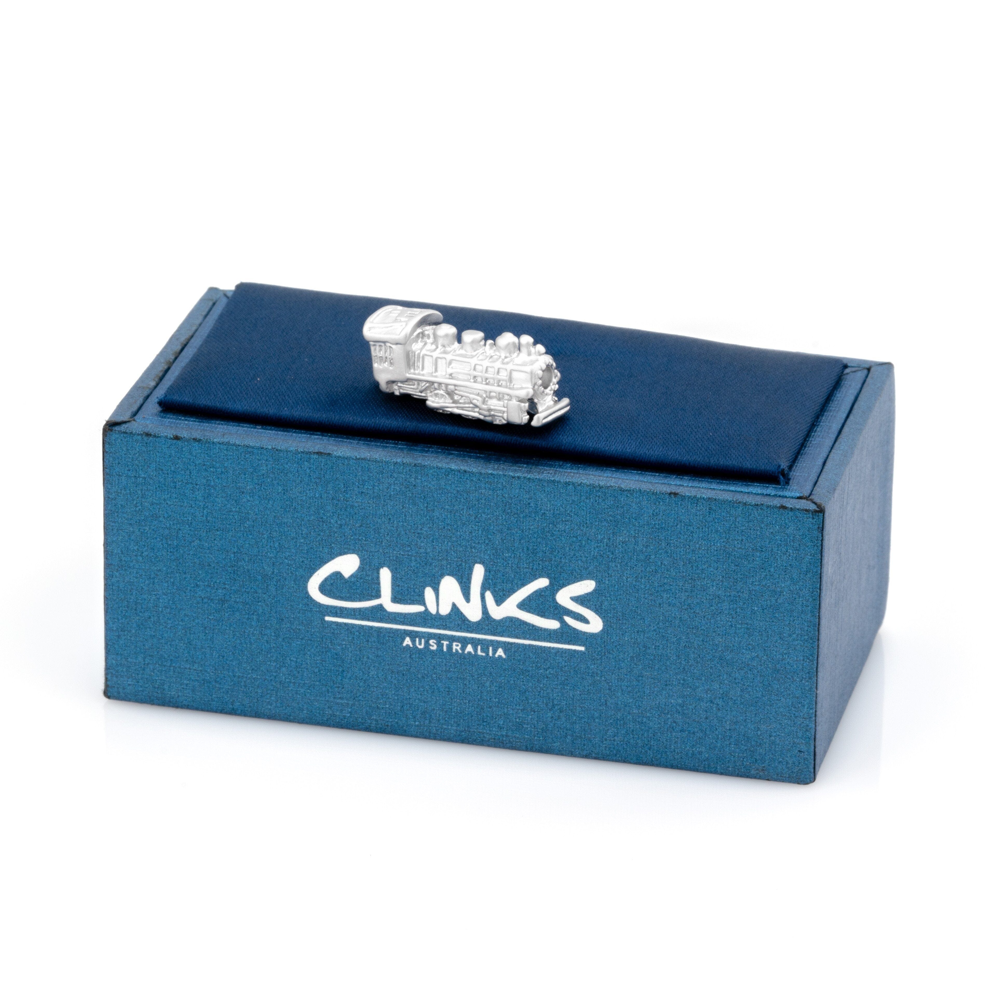 Train Lapel Pin - Silver Lapel Pin Clinks