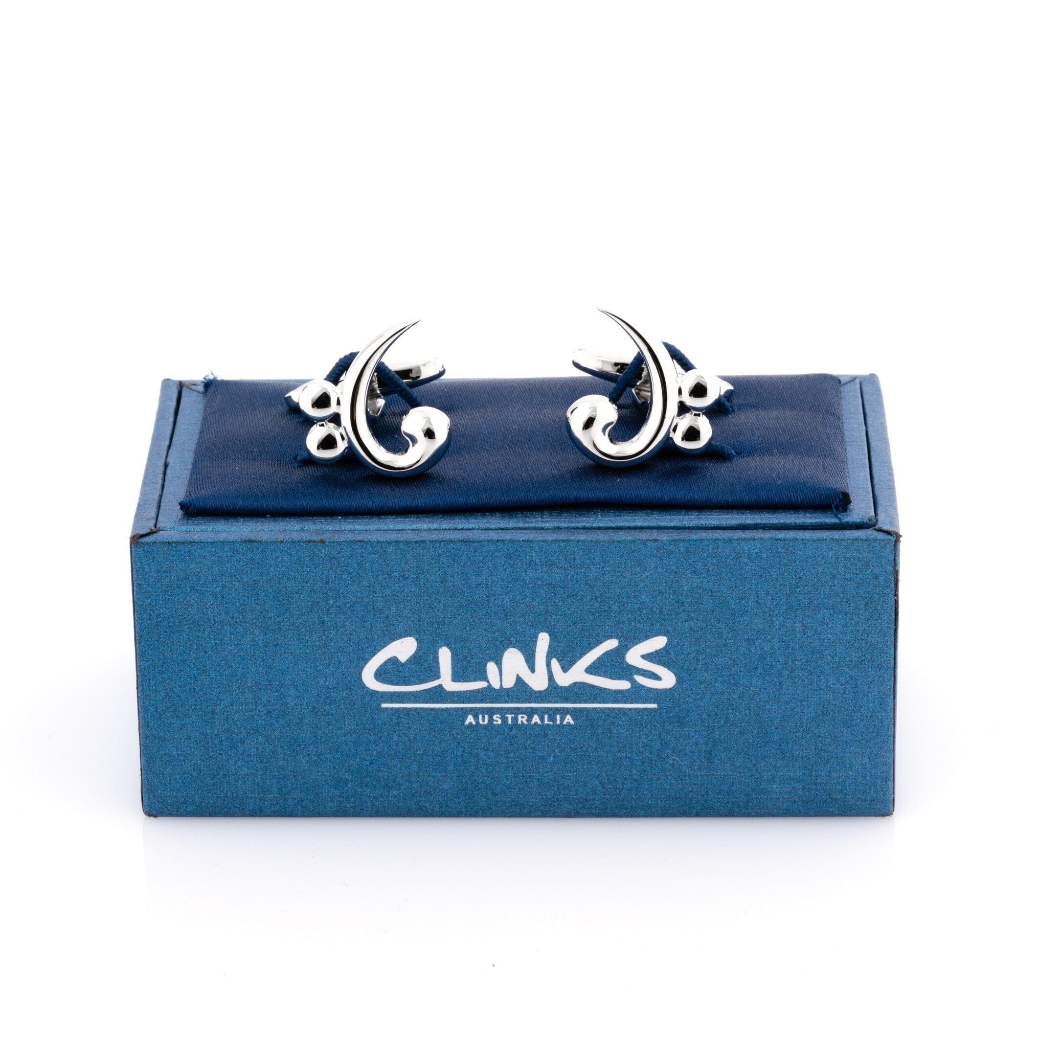 Bass Clef Silver Cufflinks Silver Cufflinks Clinks Australia
