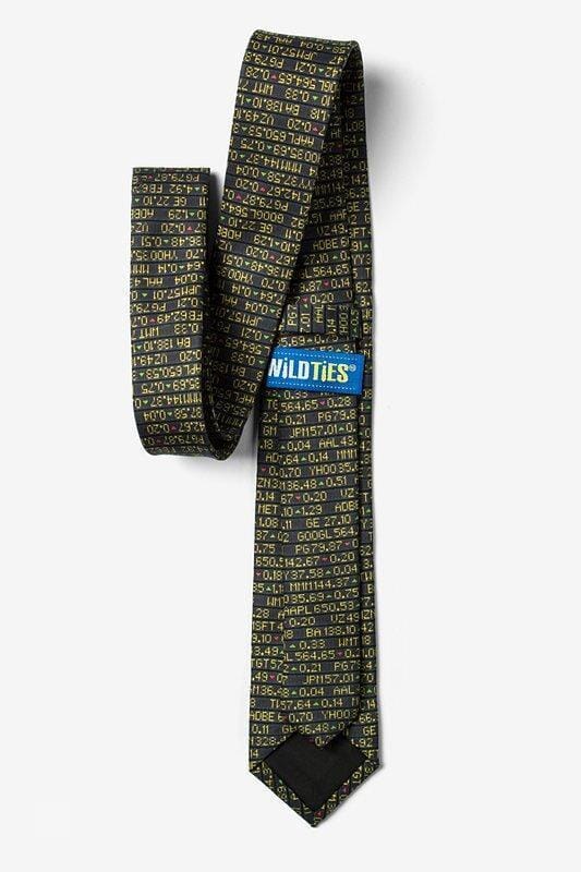 Stock Ticker Skinny Tie Ties Clinks Australia