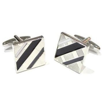 Check These Stripes Cufflinks Classic & Modern Cufflinks Clinks Australia Check These Stripes Cufflinks
