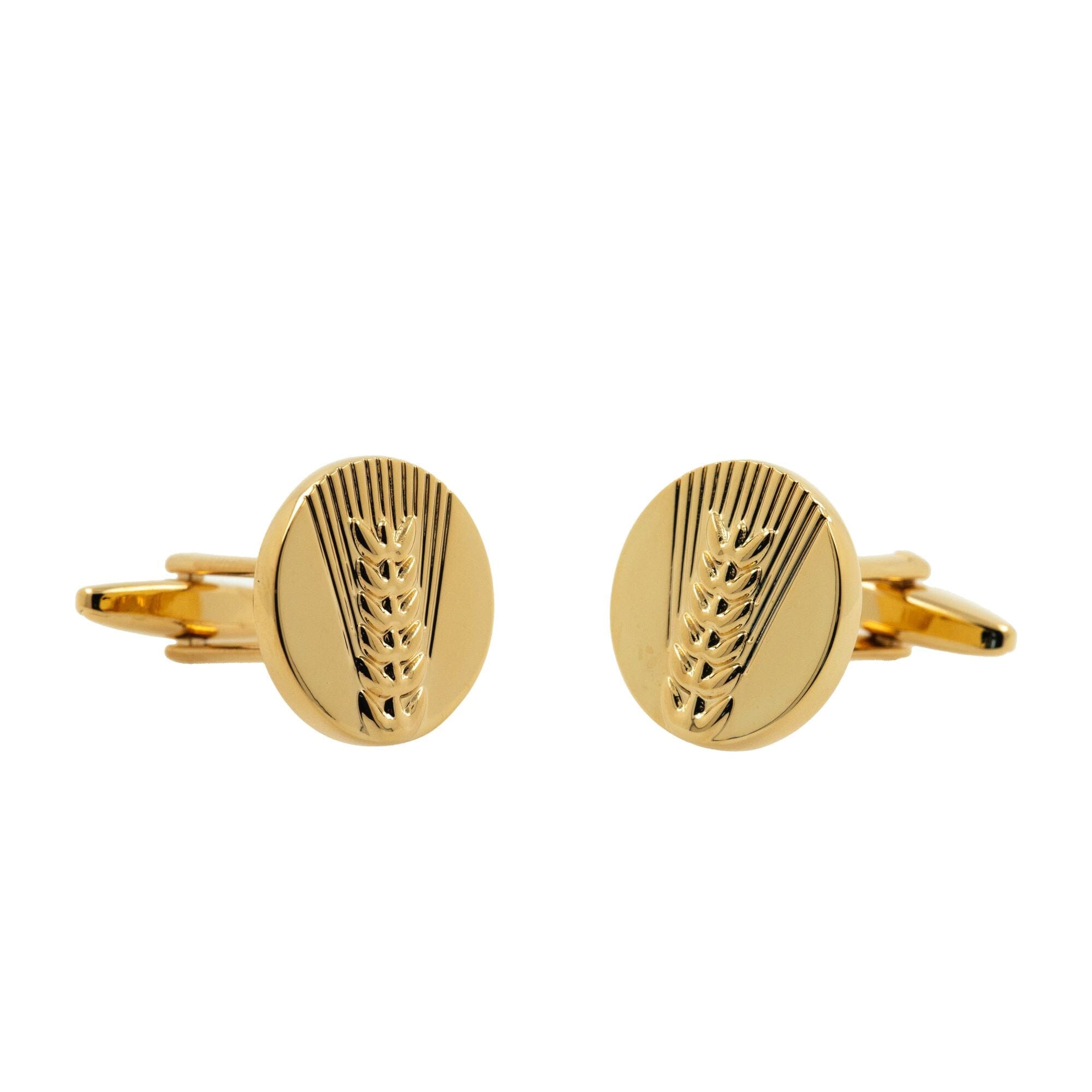 Gold Wheat Cufflinks Novelty Cufflinks Clinks