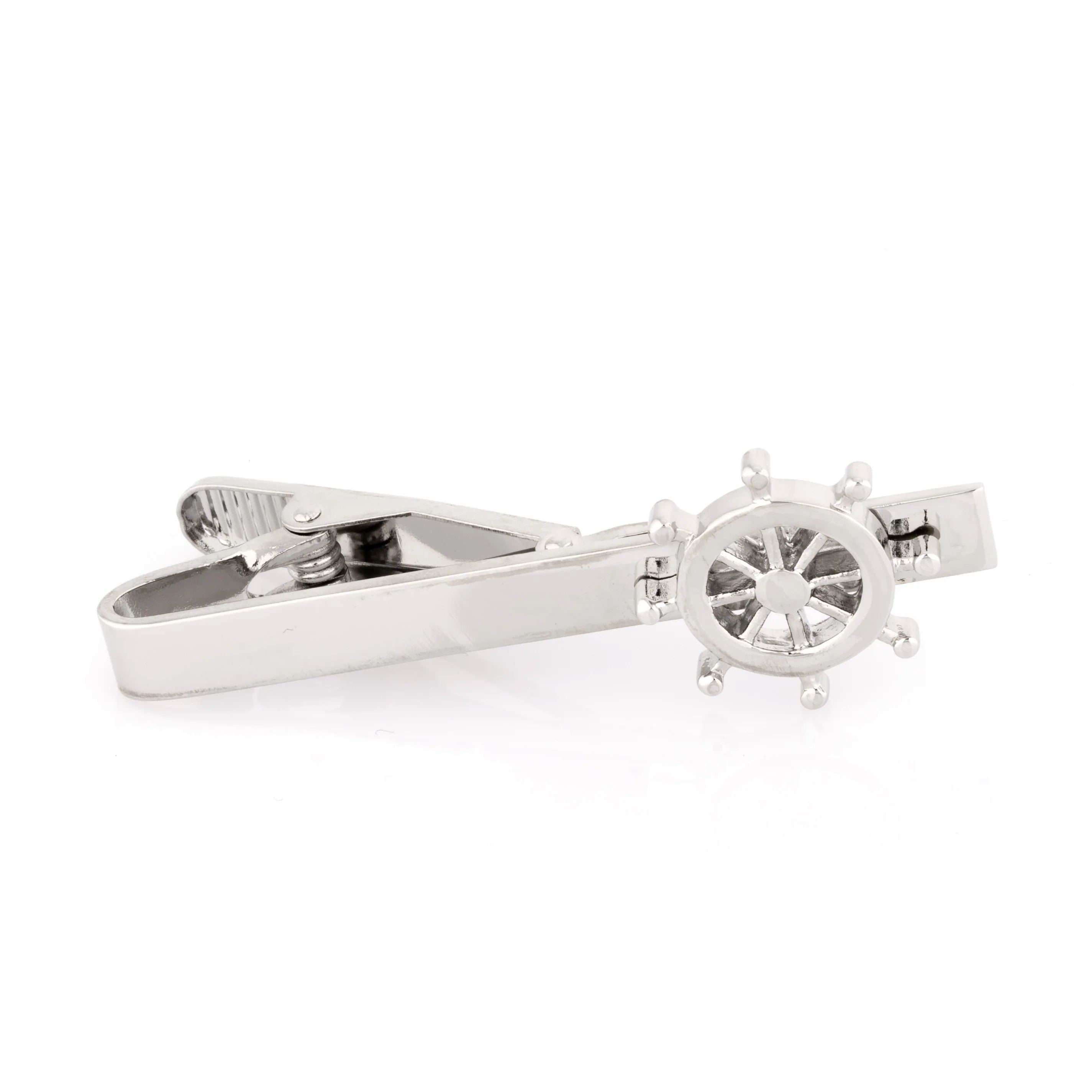 Ships Wheel Tie Clip Tie Clips Clinks