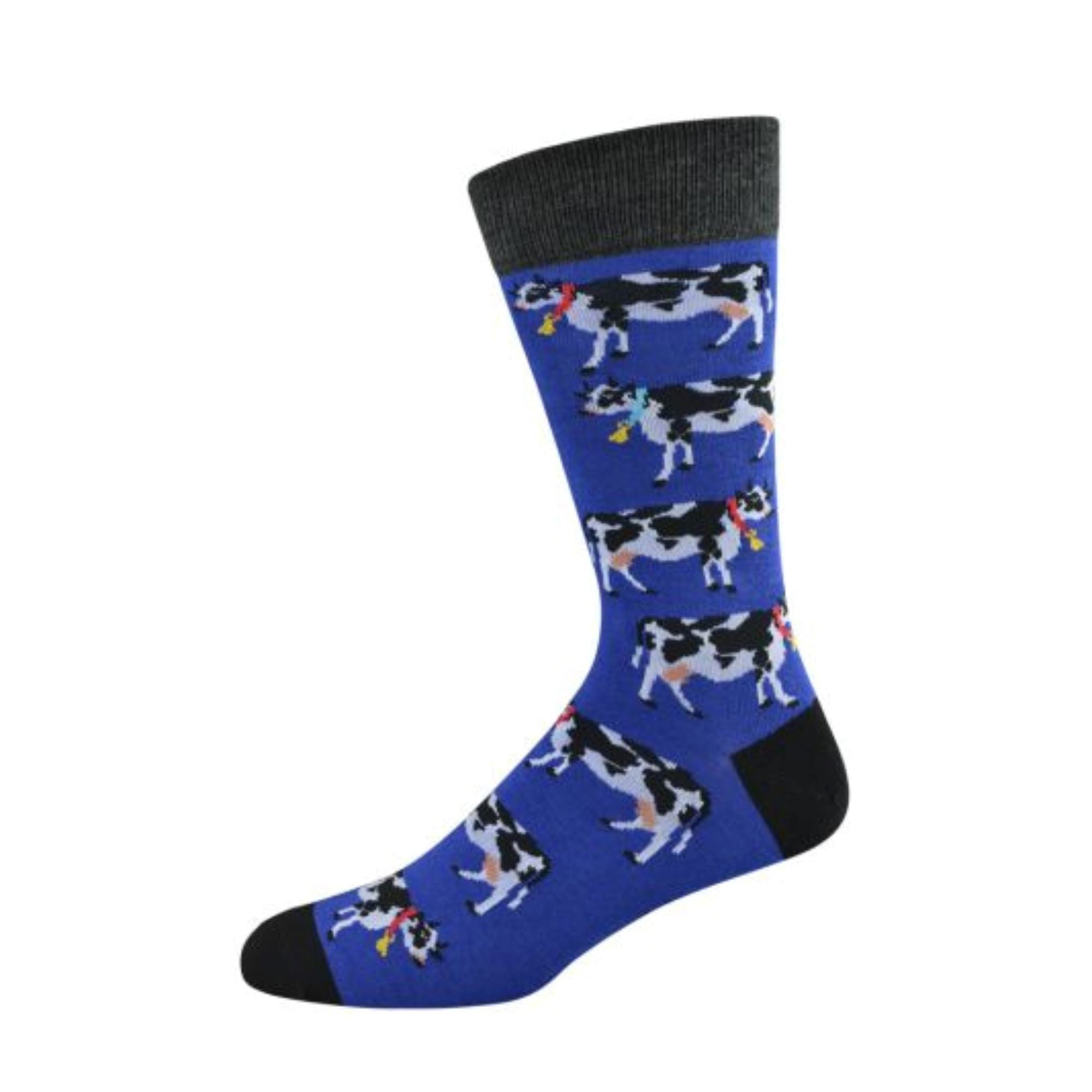 Mens Daisy Cow Sock Socks Bamboozld Default