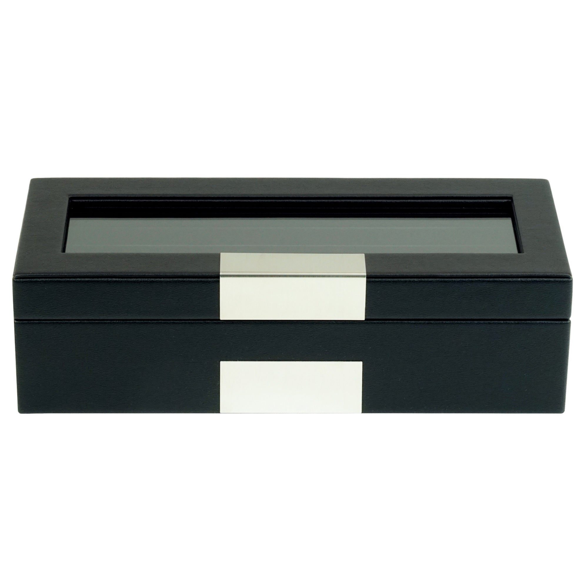 5 Slots Leather Watch Box