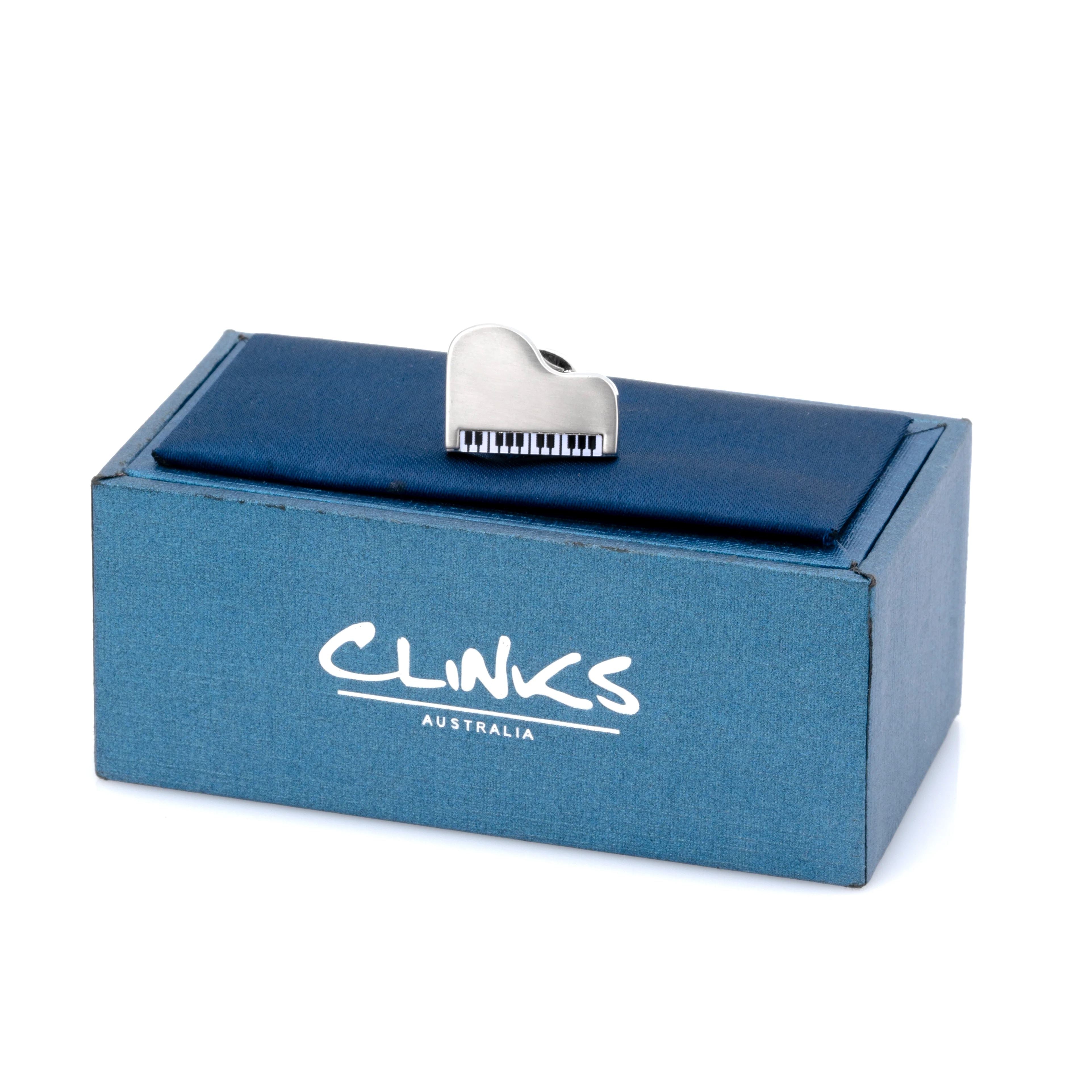 Silver Piano Lapel Pin Lapel Pin Clinks 