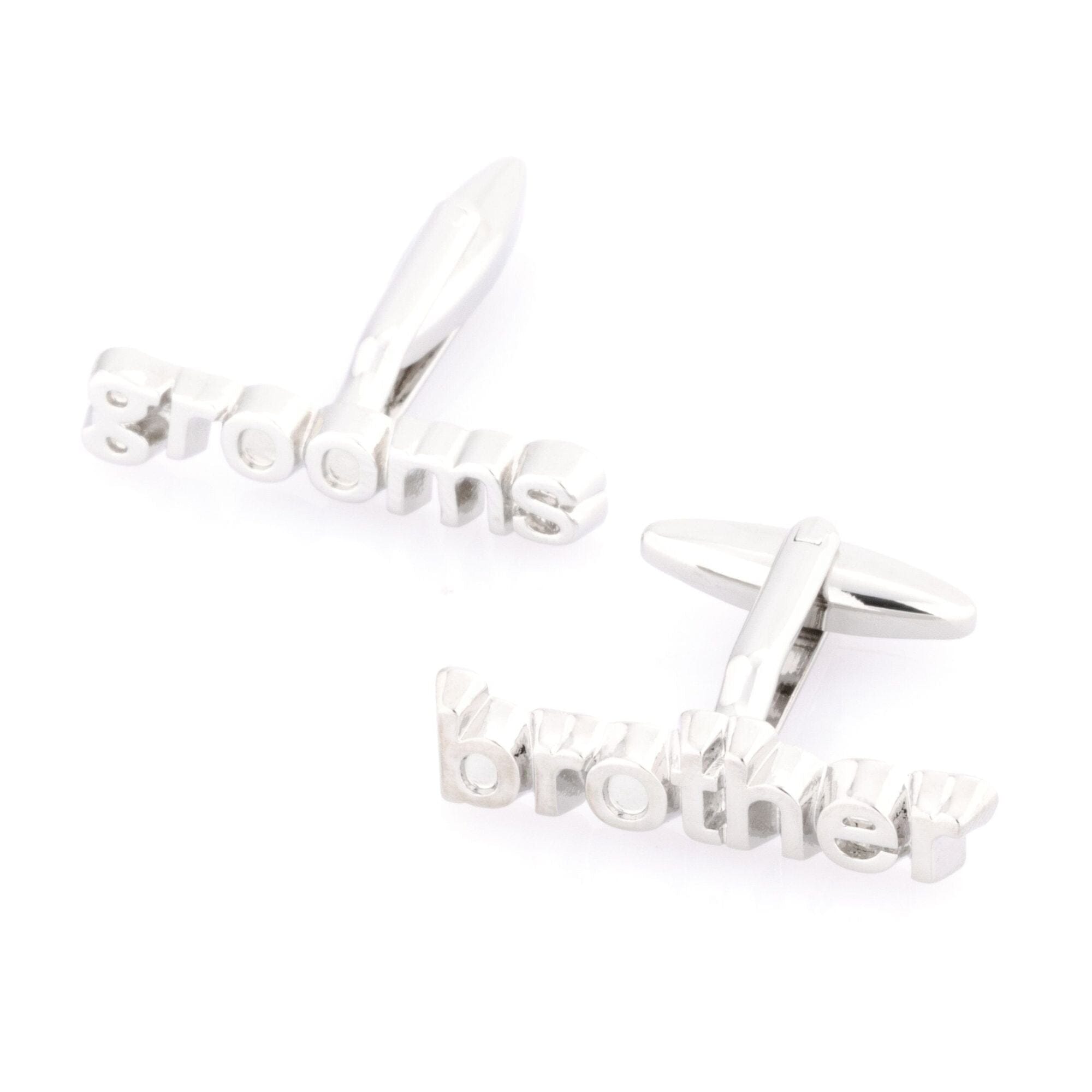 Grooms Brother cut-out style Wedding Cufflinks Wedding Cufflinks Clinks Australia 