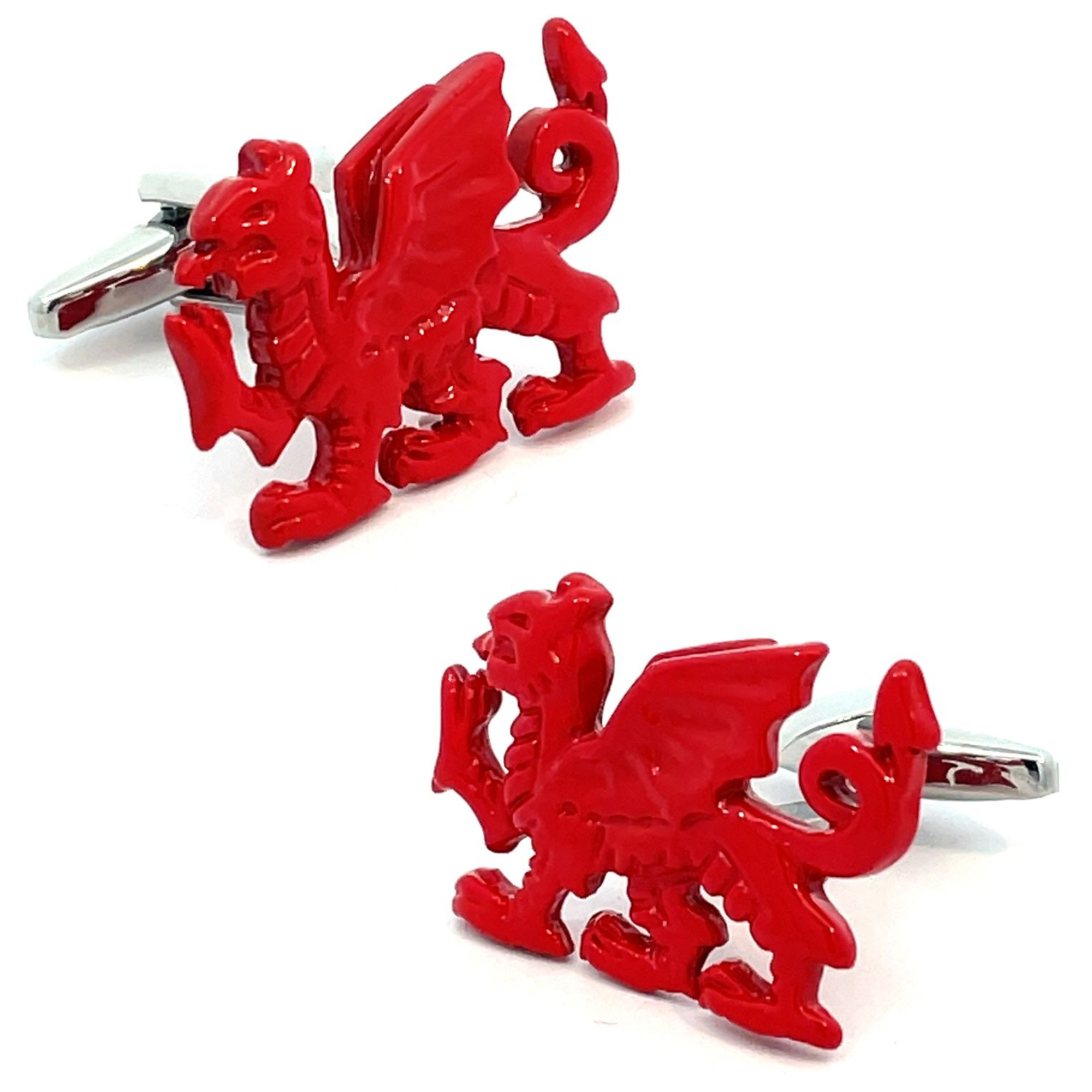 Red Welsh Dragon Cufflinks