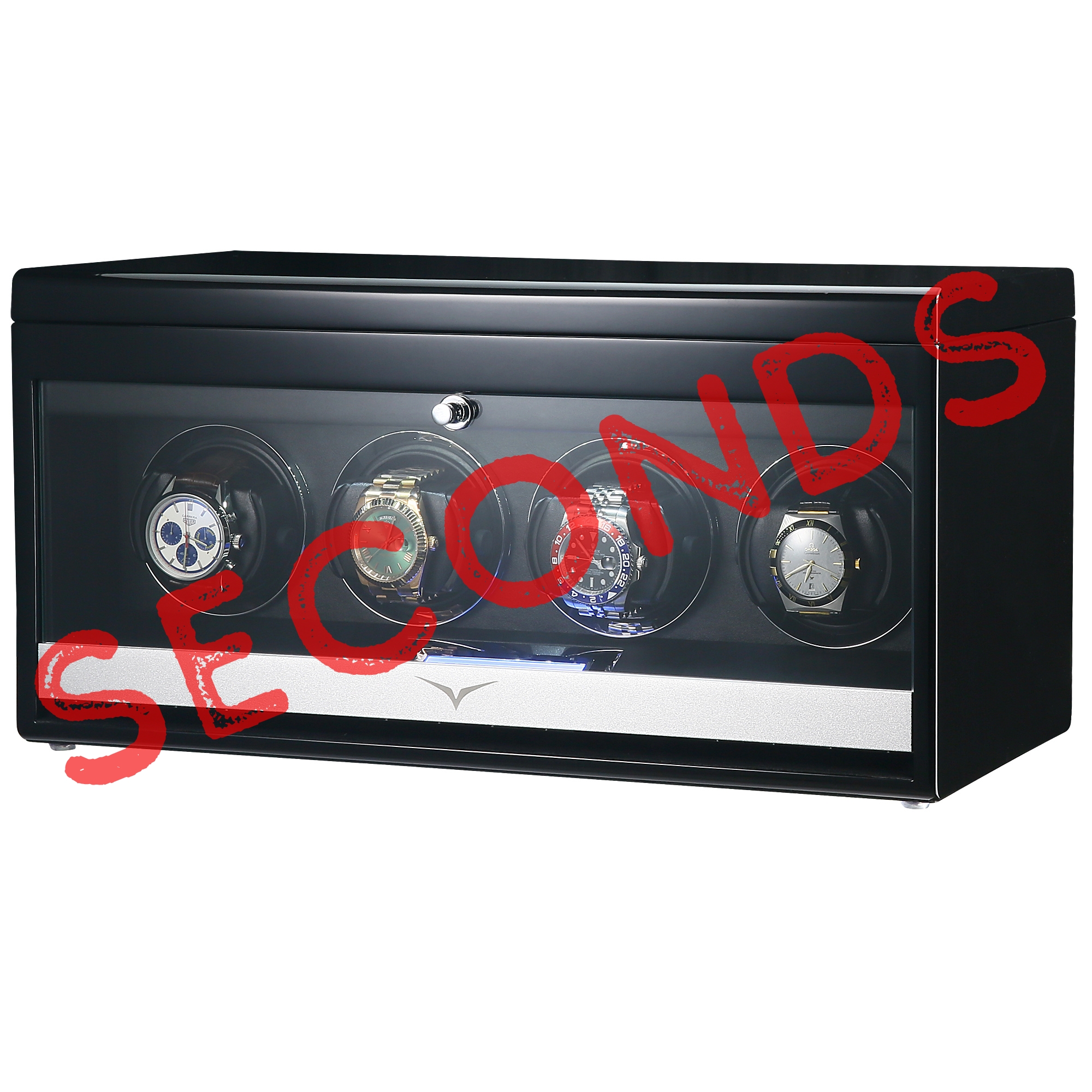 Seconds - Vancouver Watch Winder for 4 Black (A)