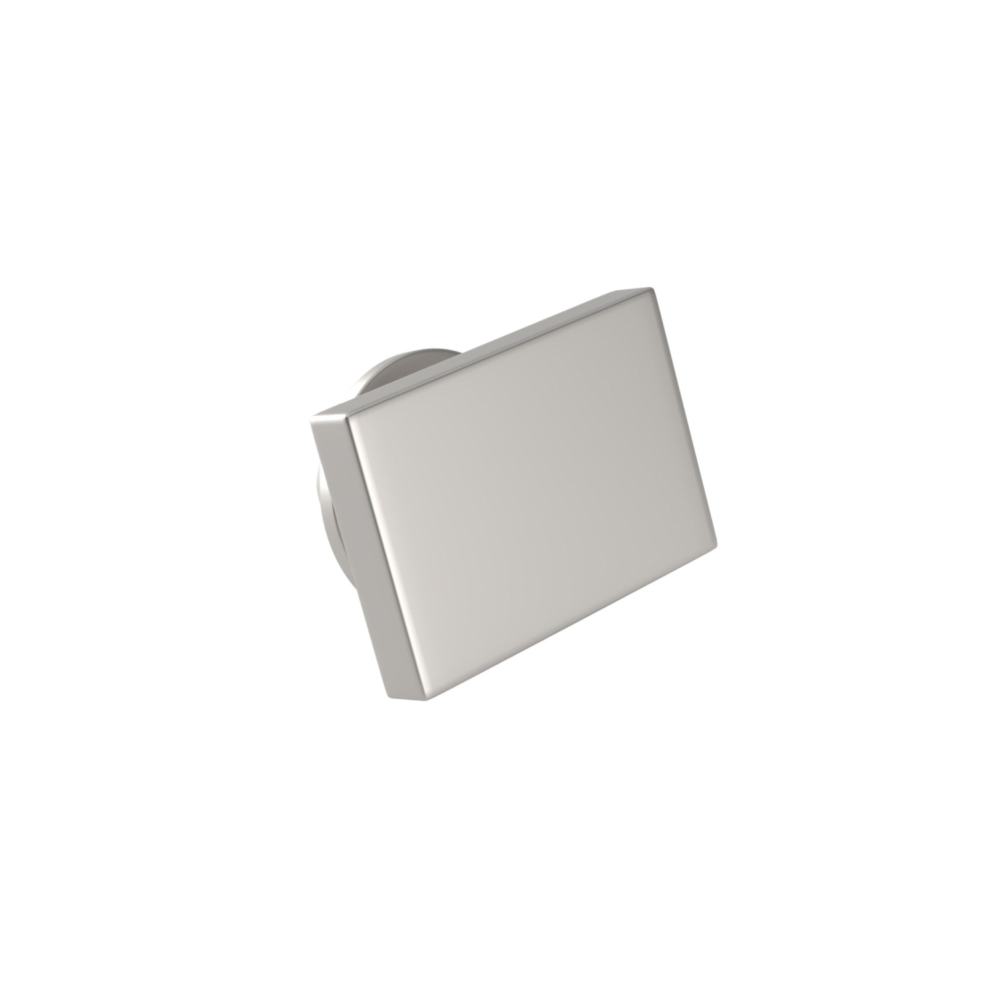Rectangle Brushed Silver Engravable Lapel Pin