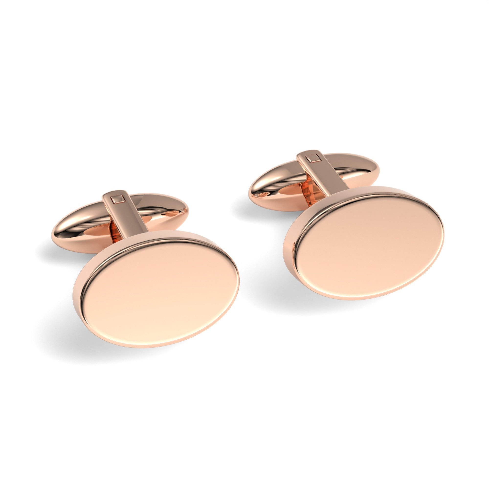 Oval Engravable Cufflinks (Blank)