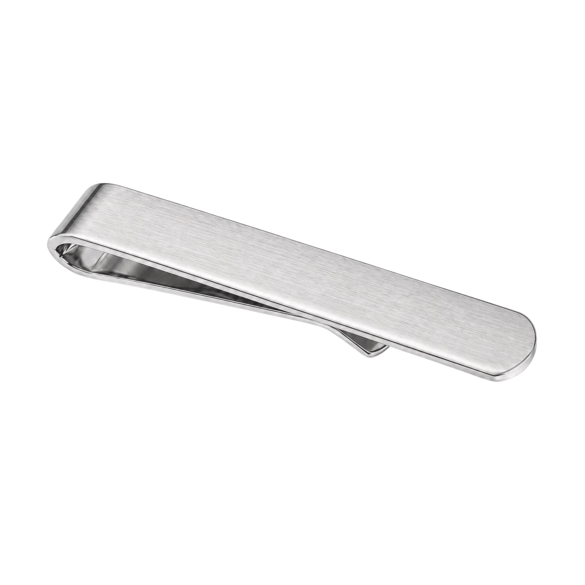 Engravable Tie Bars Curved End (Blank)