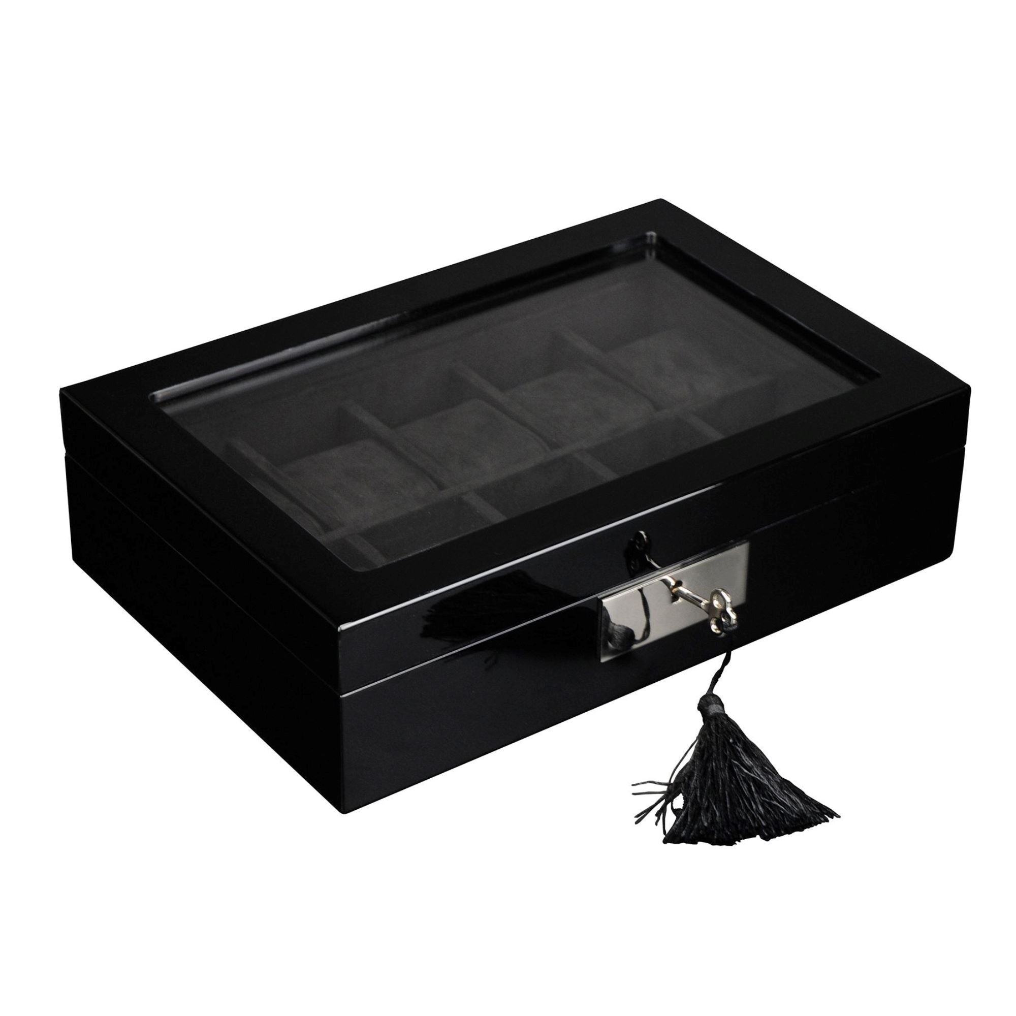 10 Slots Wooden Storage Watch box Watch Boxes Clinks 