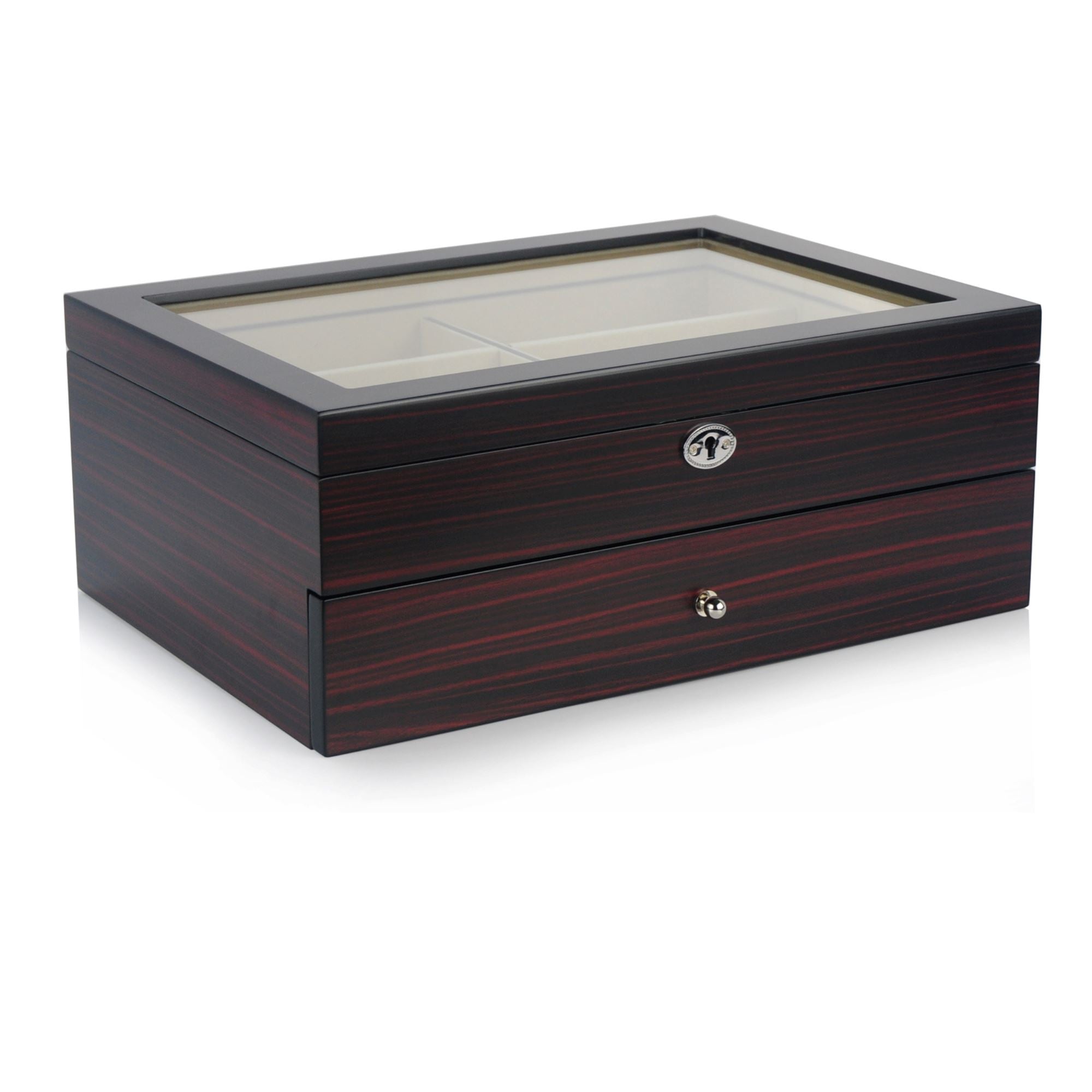 12 Pairs Ebony Wooden Sunglass Box Storage Boxes Clinks Australia 