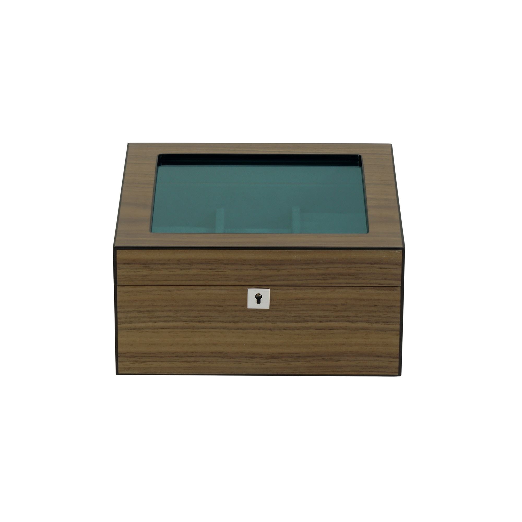 4 Slots Walnut Wooden Watch Box with Cufflinks Storage Watch Boxes Clinks Australia 