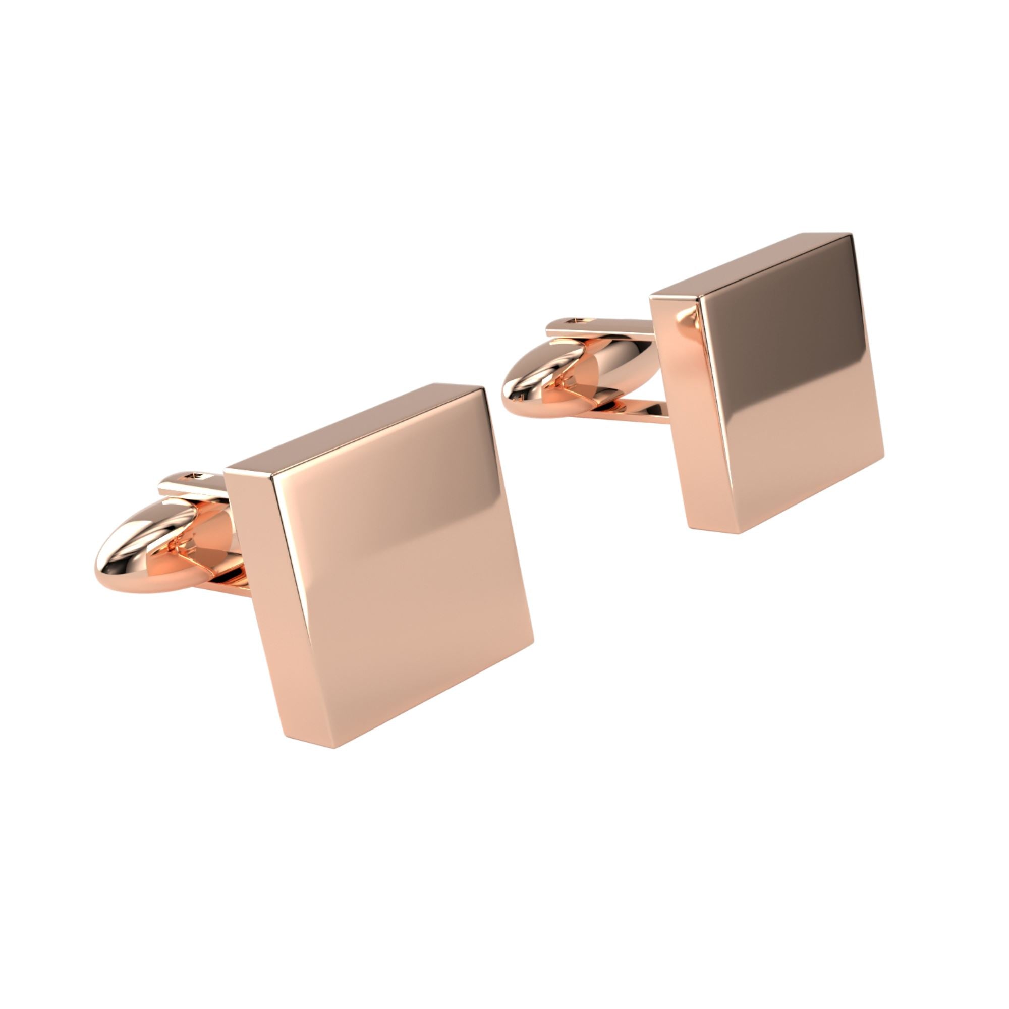 Square Engravable Cufflinks Engraving Cufflinks Clinks 