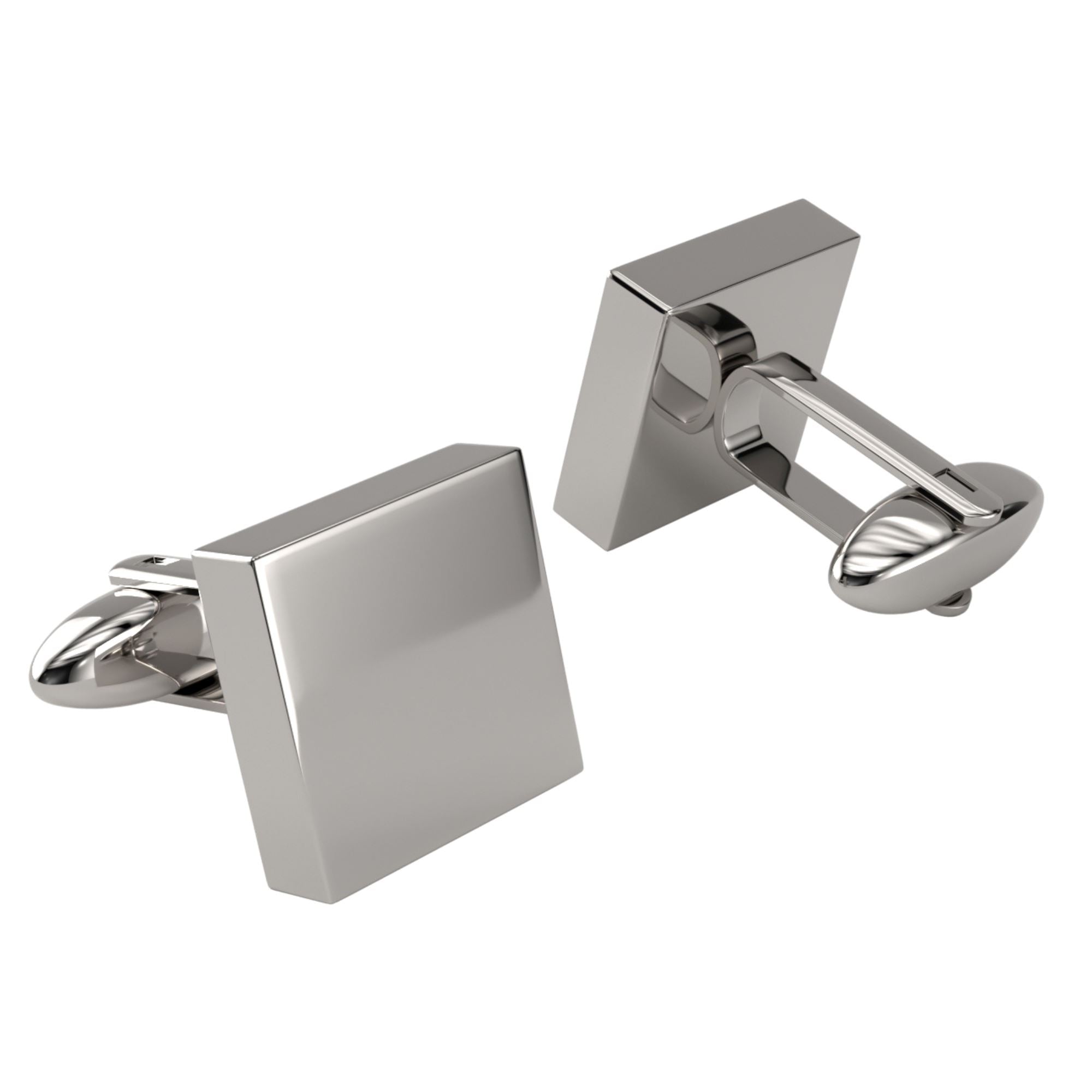 Square Engravable Cufflinks Engraving Cufflinks Clinks 