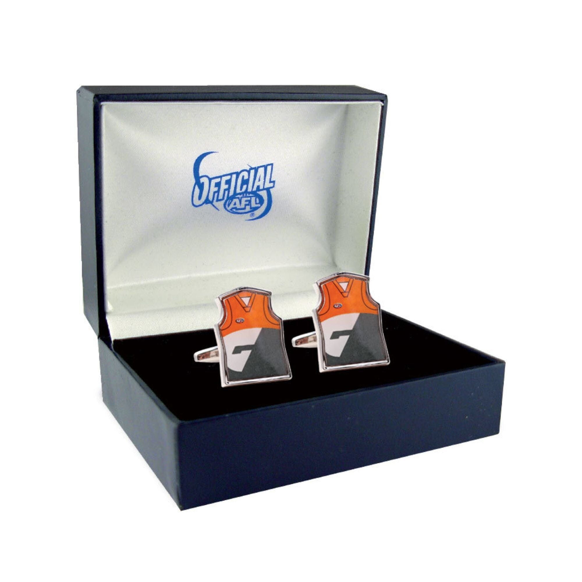 GWS Giants Guernsey Cufflinks Novelty Cufflinks AFL Default 