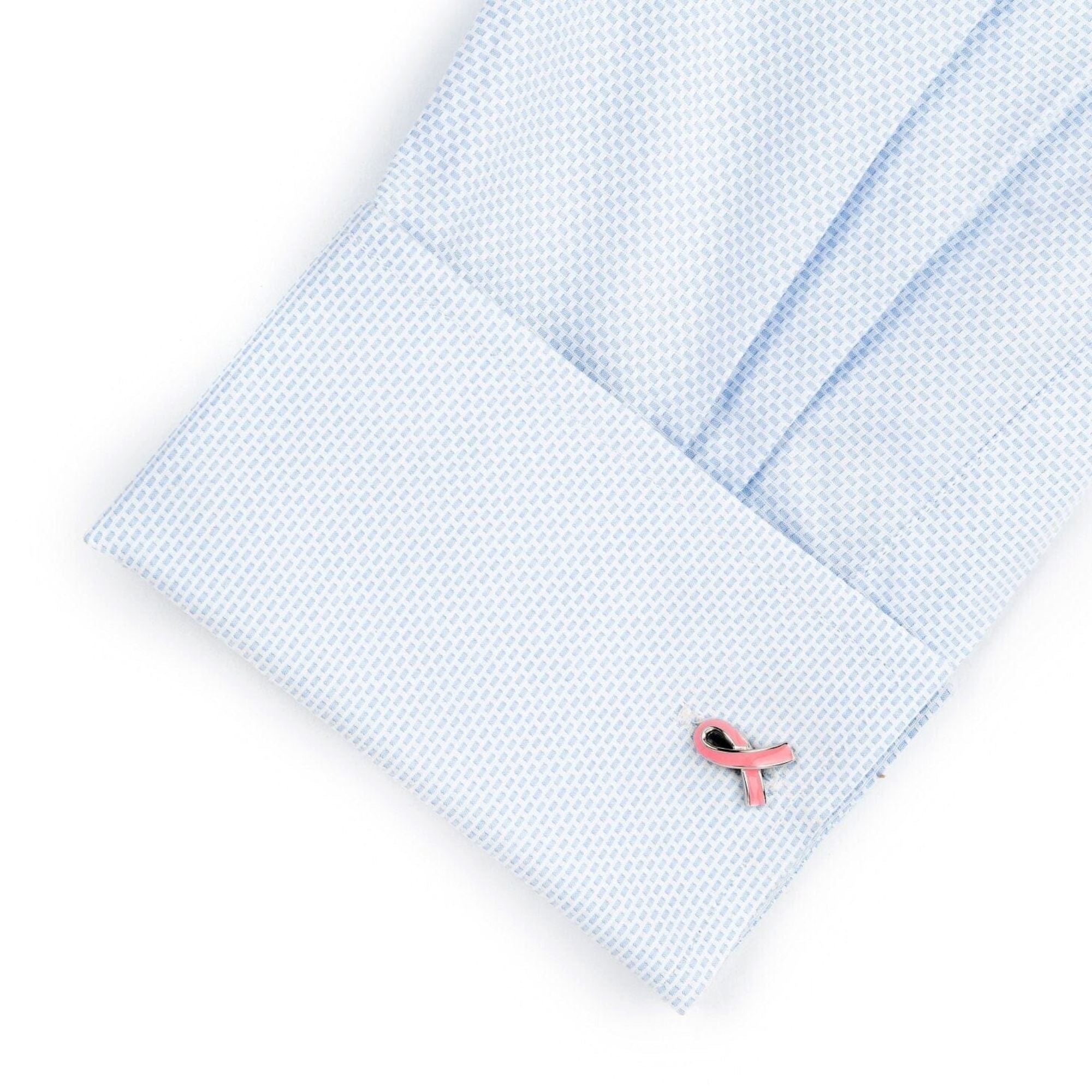 Pink Ribbon Breast Cancer Awareness Cufflinks Novelty Cufflinks Clinks Australia 