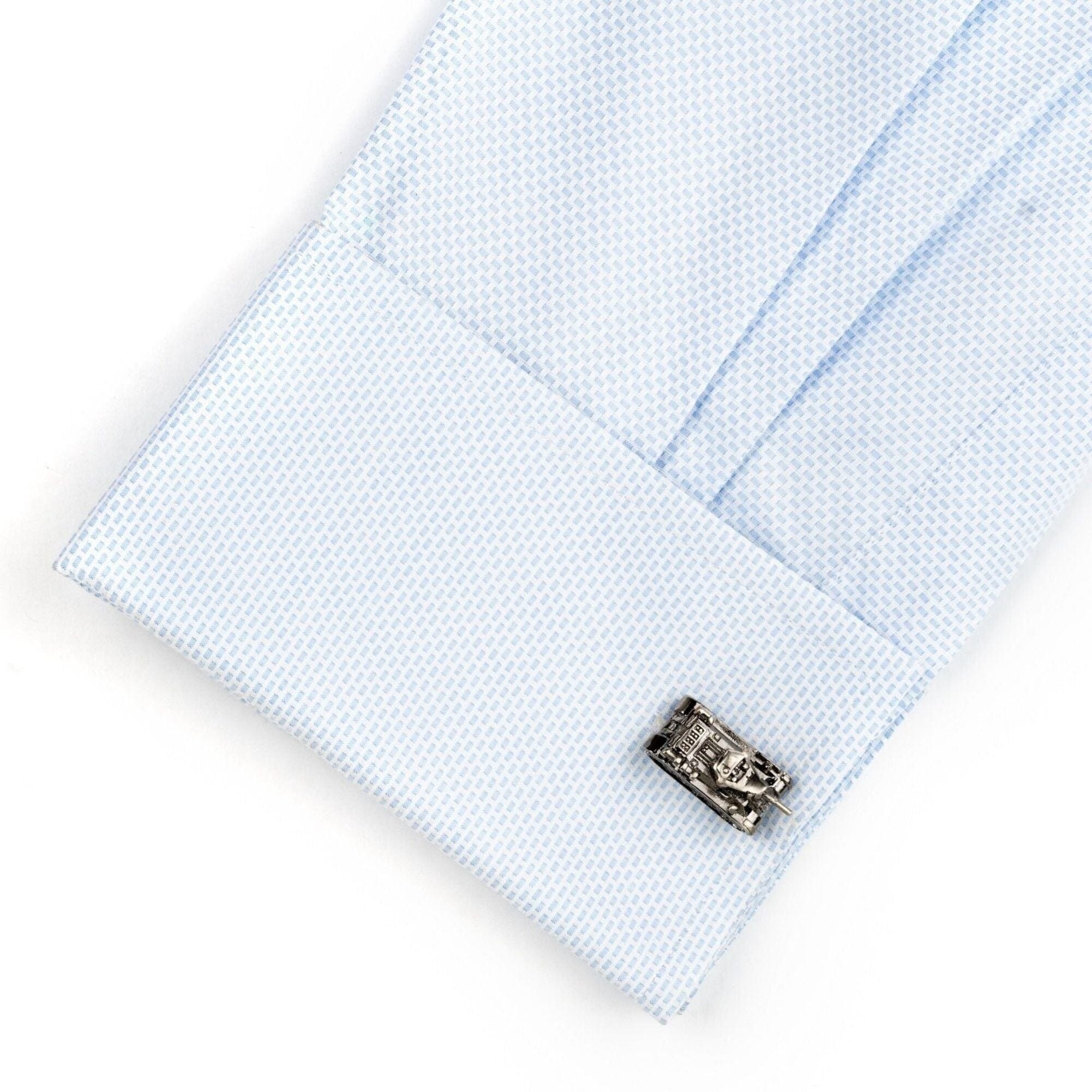 Gunmetal Army Tank Cufflinks Novelty Cufflinks Clinks Australia 
