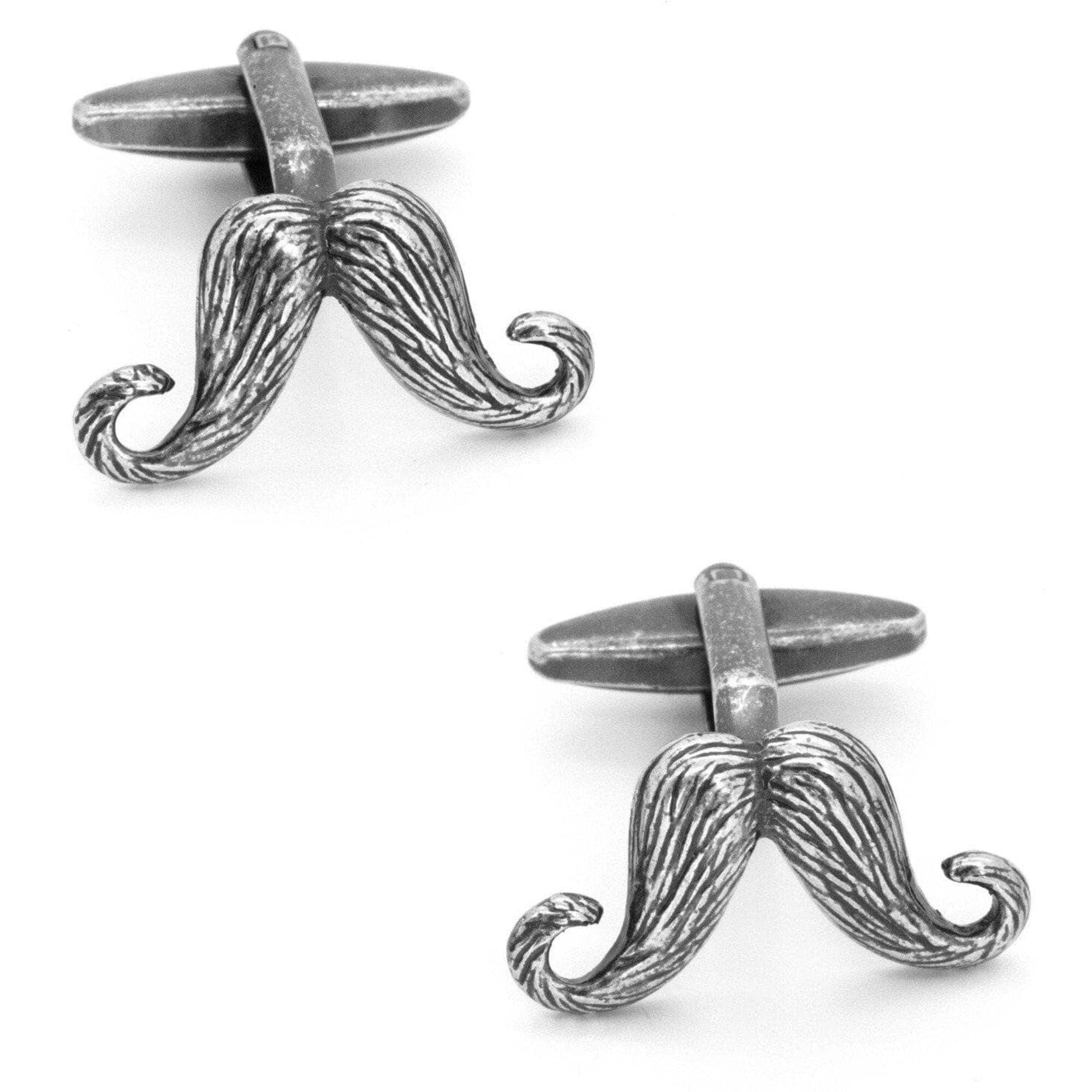 Antique Vintage Style Handlebar Moustache Cufflinks Novelty Cufflinks Clinks Australia 