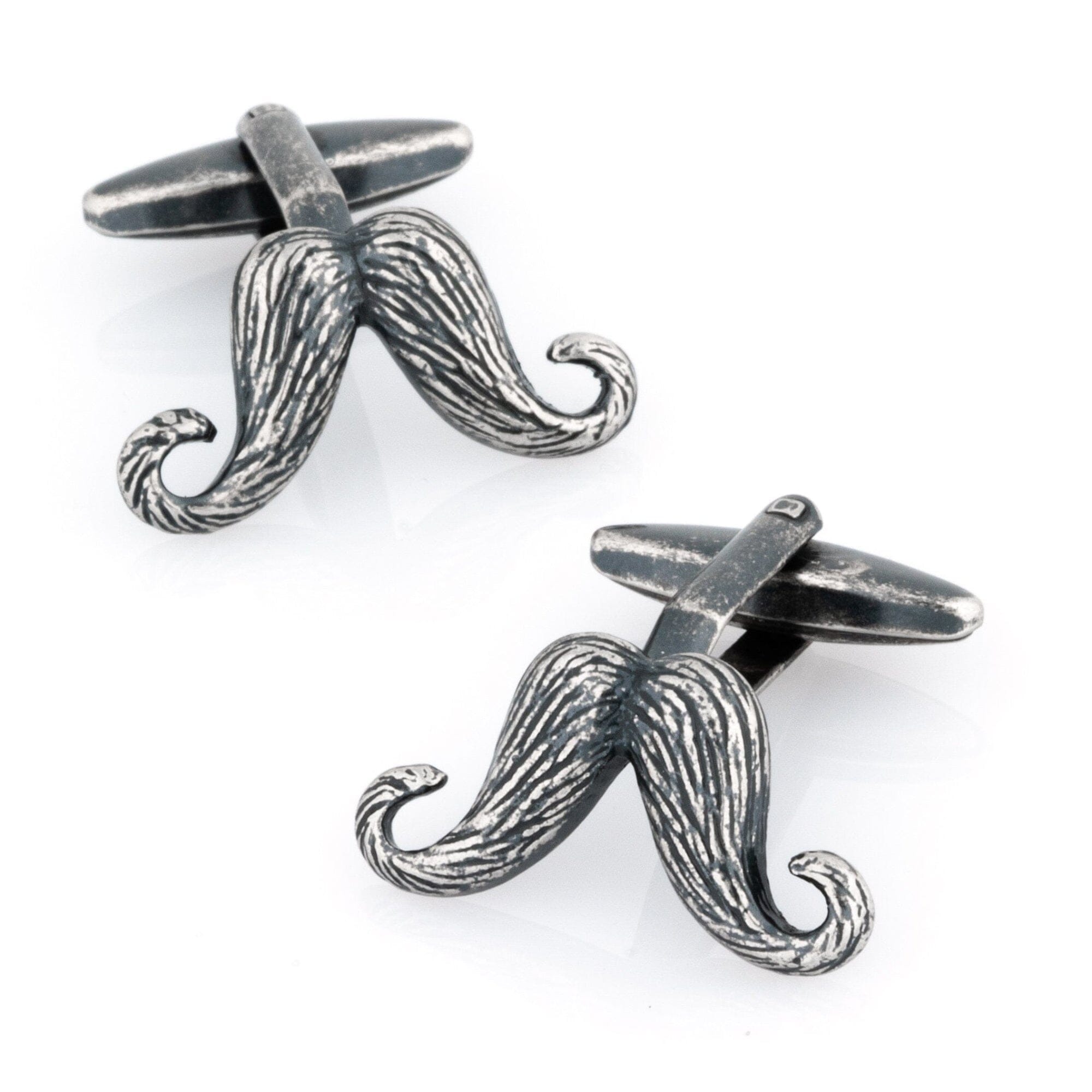 Antique Vintage Style Handlebar Moustache Cufflinks Novelty Cufflinks Clinks Australia 