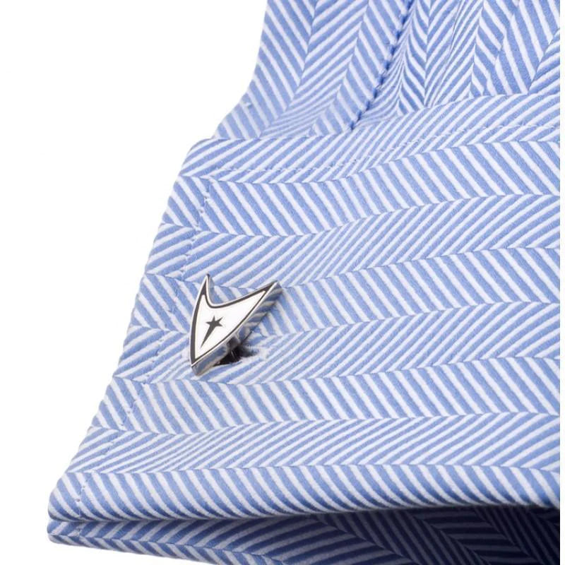 Star Trek Delta Shield Enamel Cufflinks