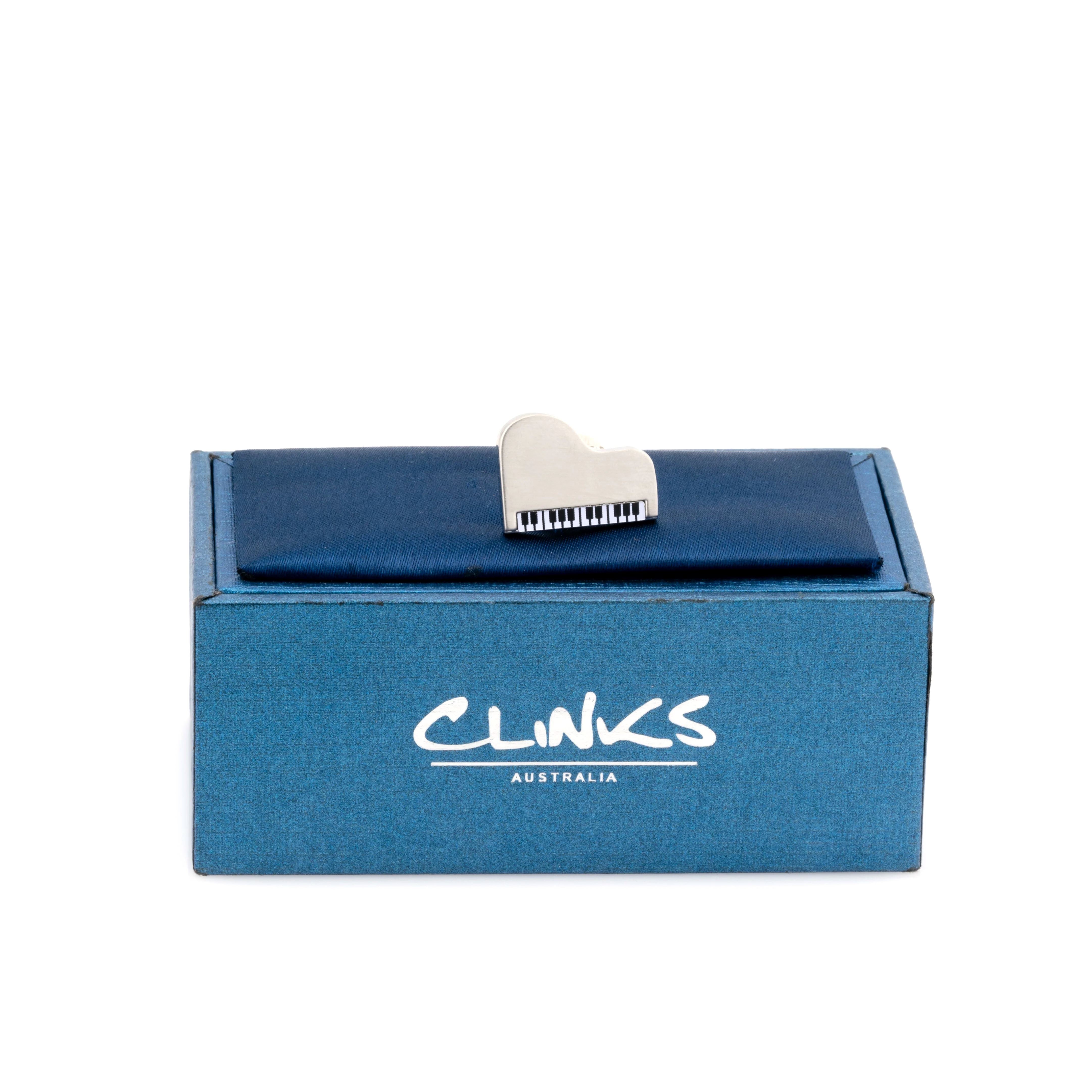 Silver Piano Lapel Pin Lapel Pin Clinks 