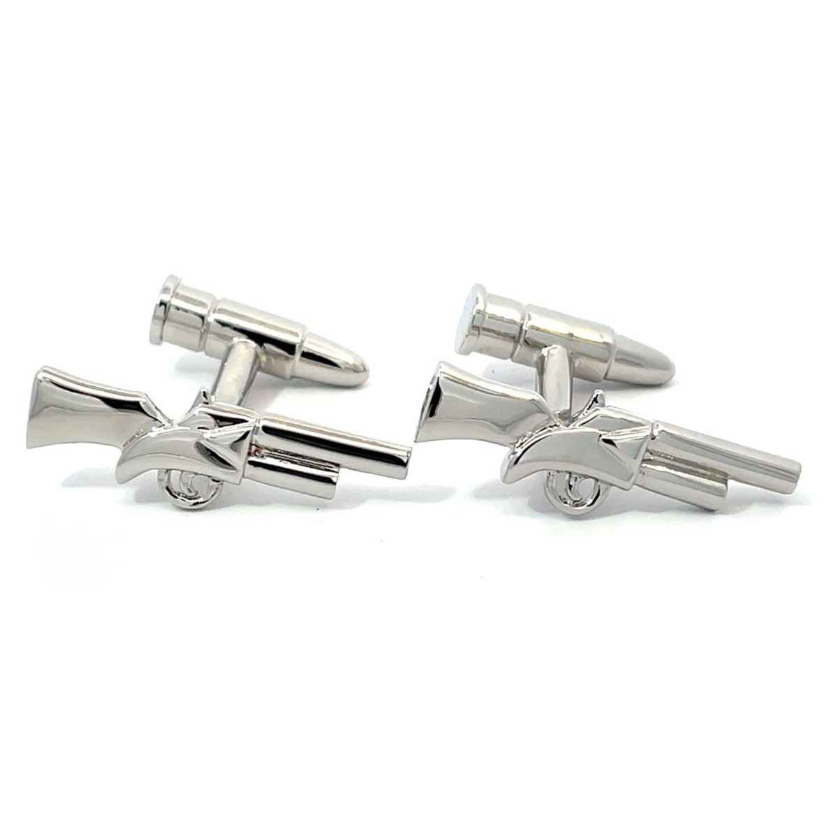 Shotgun and Cartridge Cufflinks