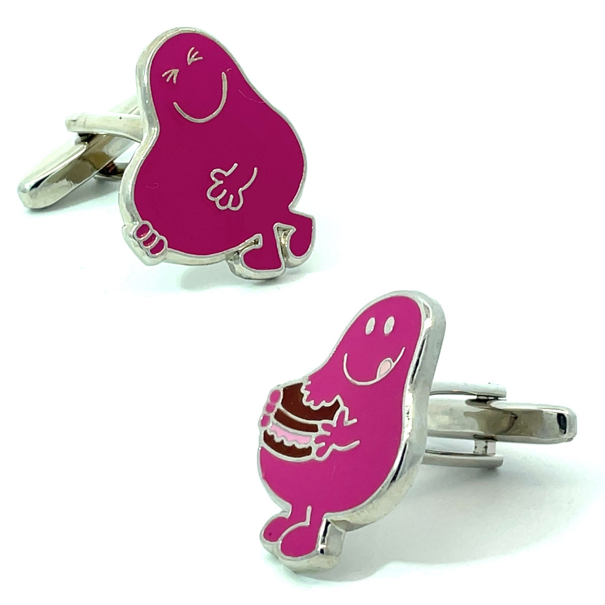Mr. Men Cufflinks - Mr. Greedy
