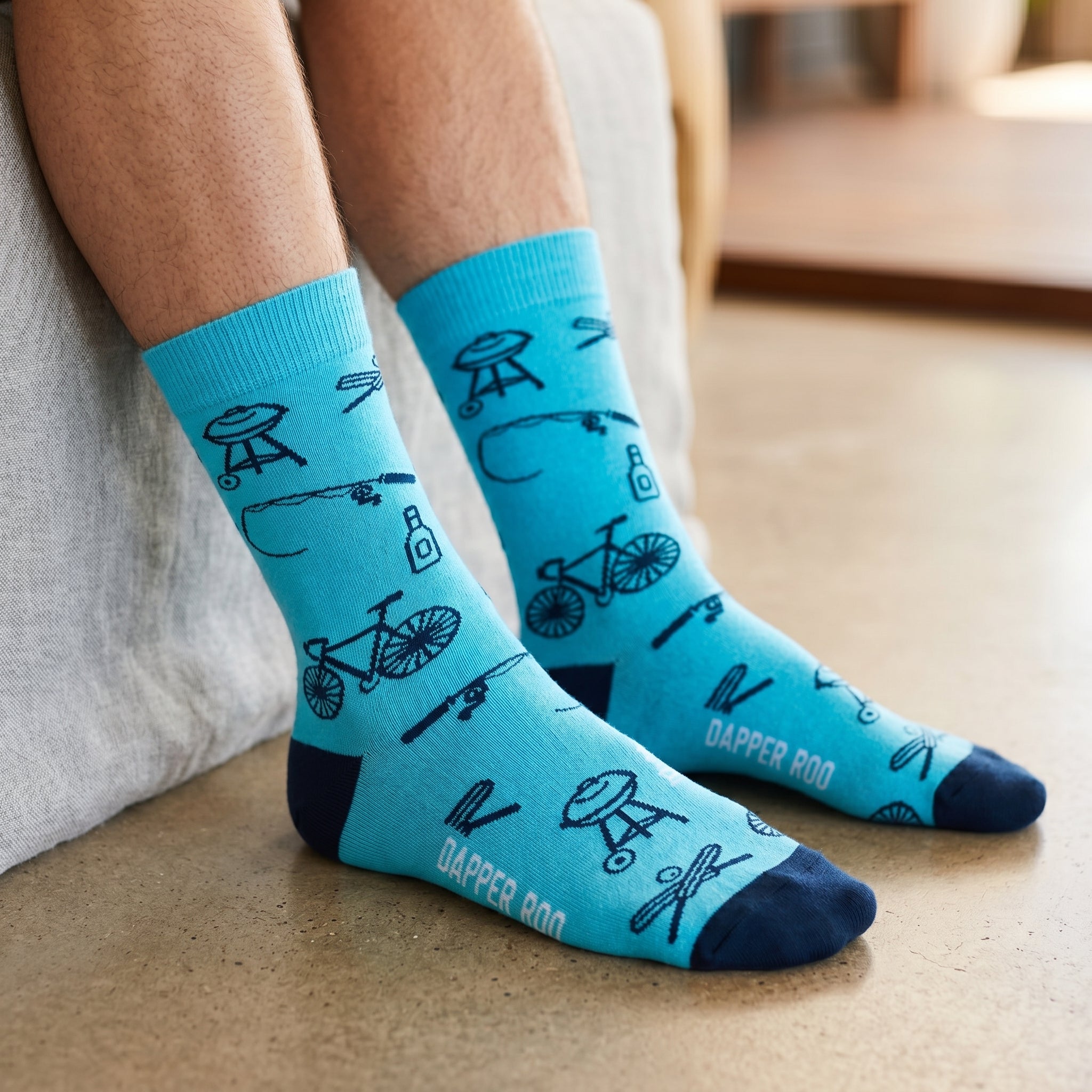 Aussie Dad Socks by Dapper Roo lifestyle image