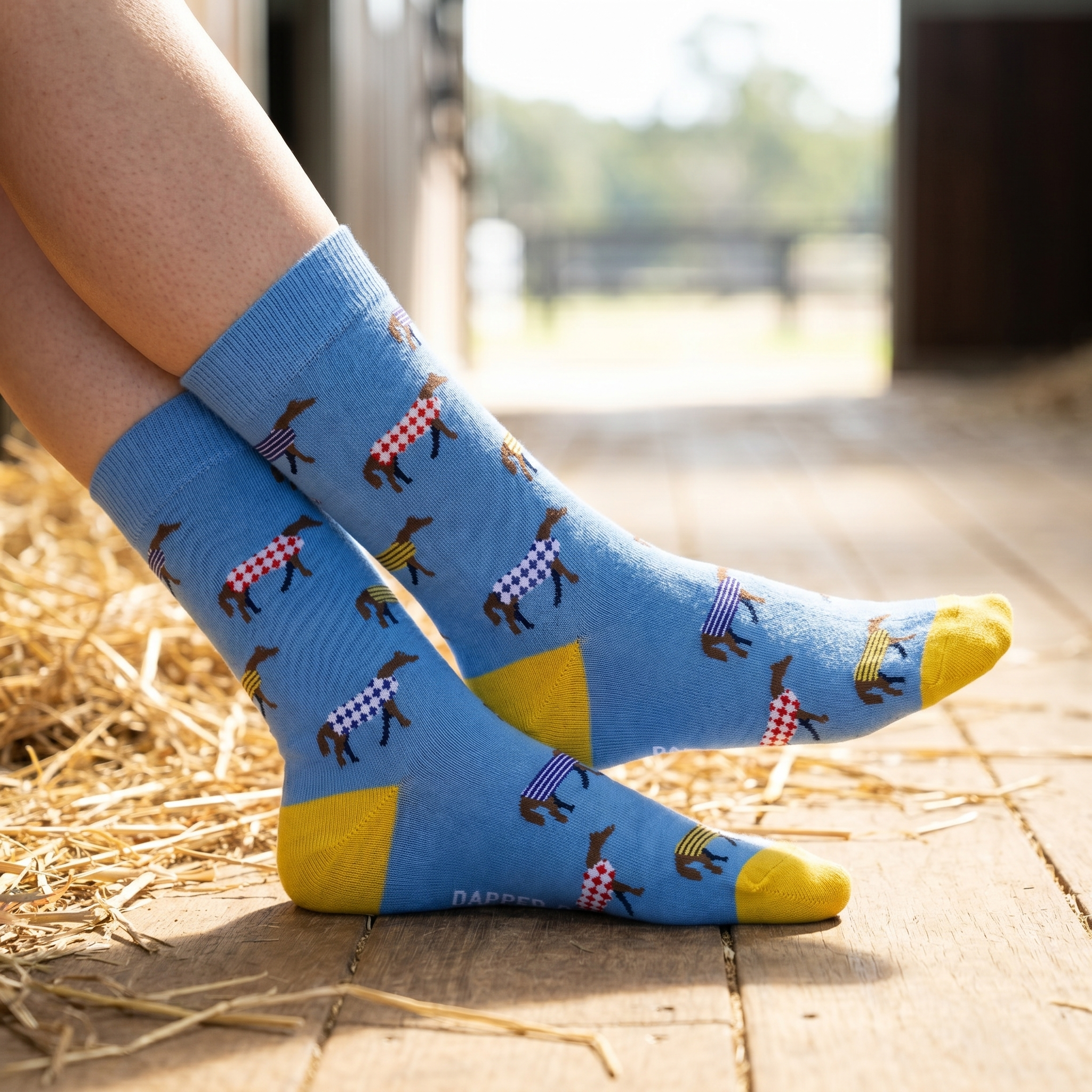 Horses with Blanket Socks by Dapper Roo lifestyle image