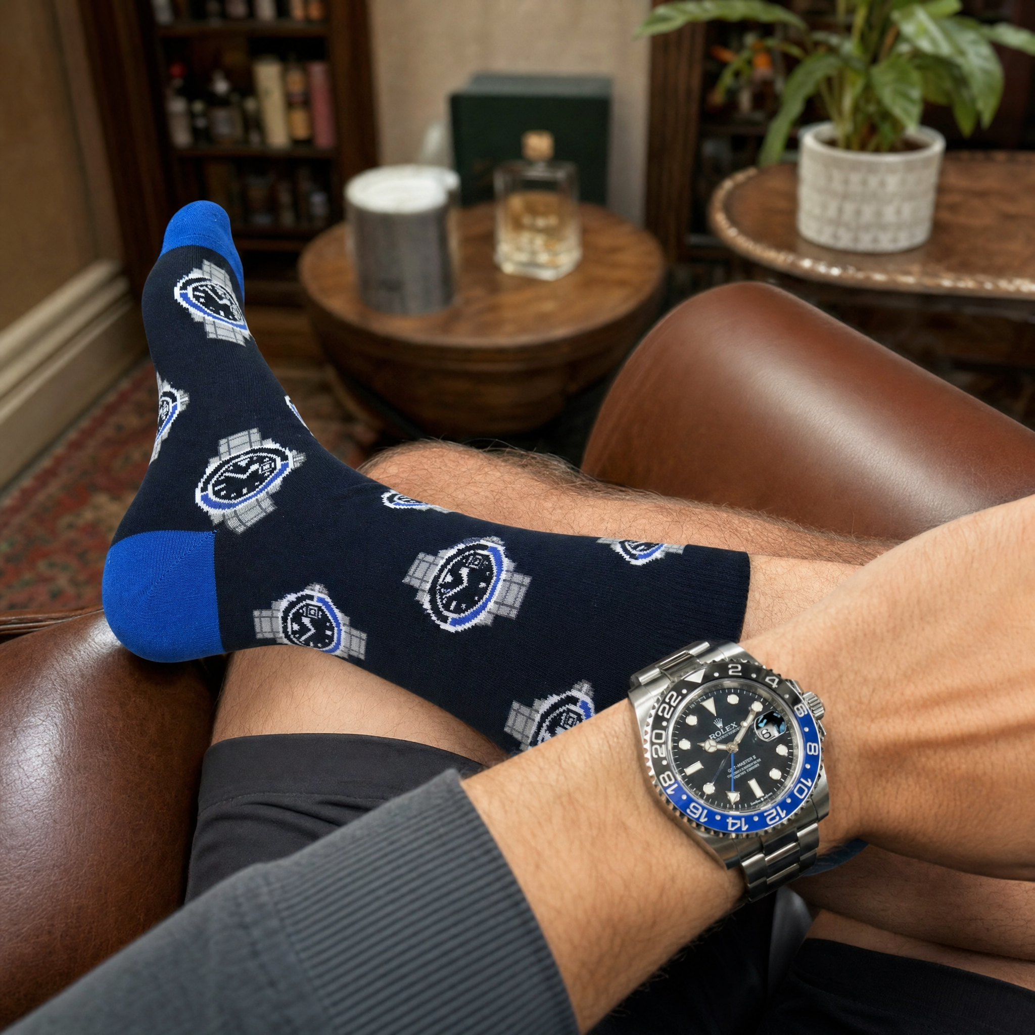 GMT II Batman Watch Socks by Dapper Roo lifestyle image