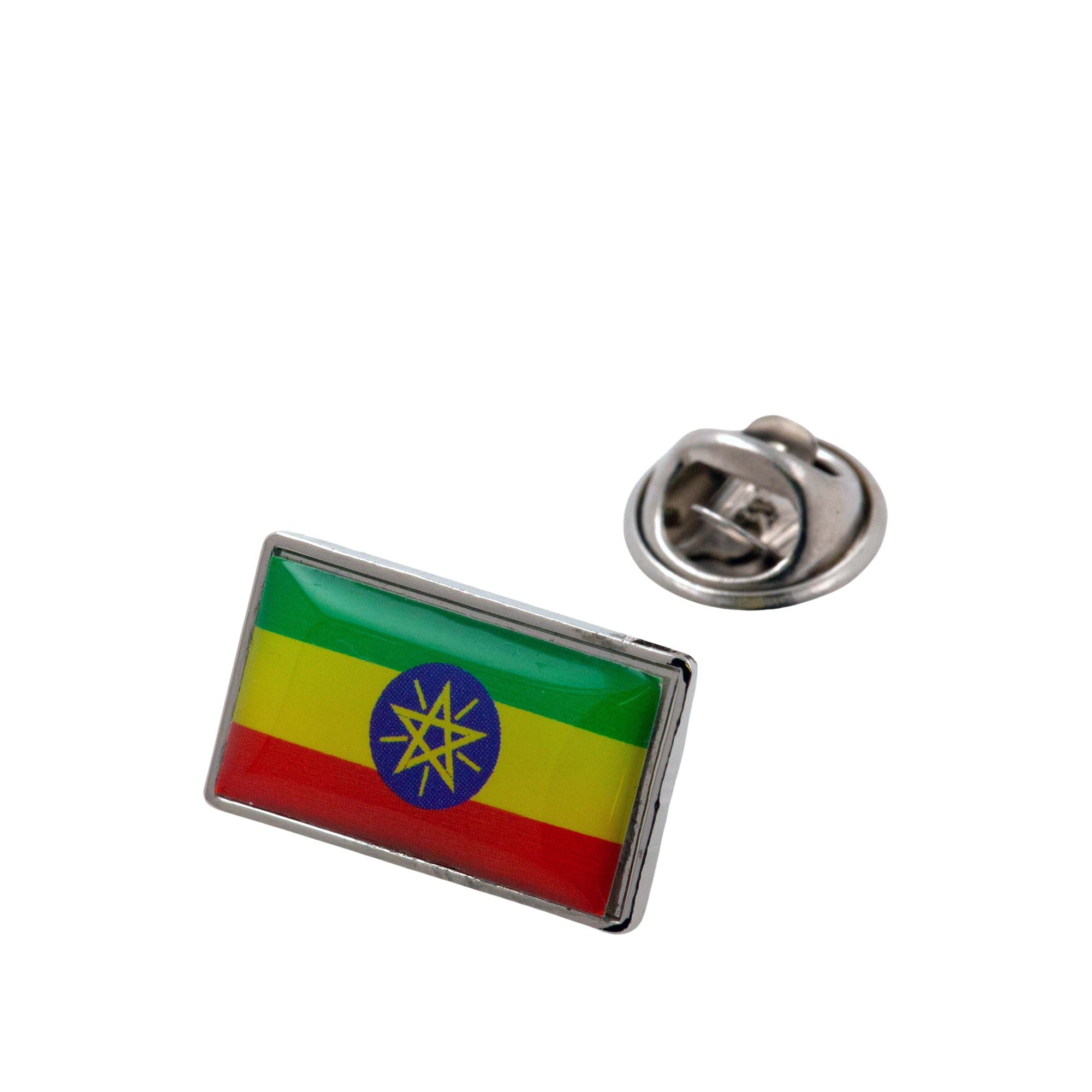 Flag of Ethiopia Lapel Pin Lapel Pin Clinks 