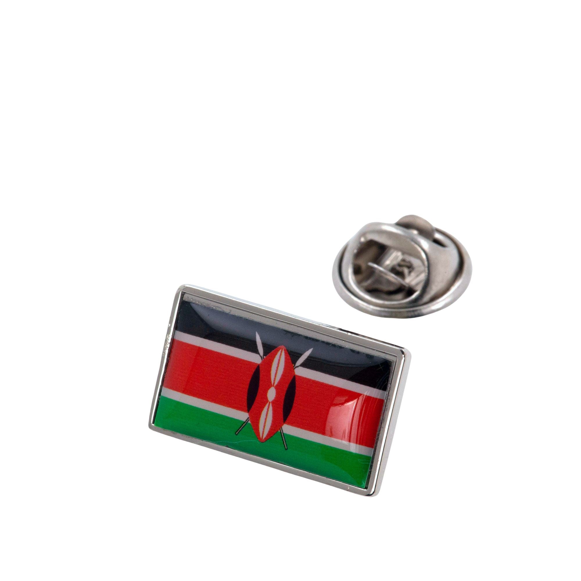 Flag of Kenya Lapel Pin Lapel Pin Clinks 