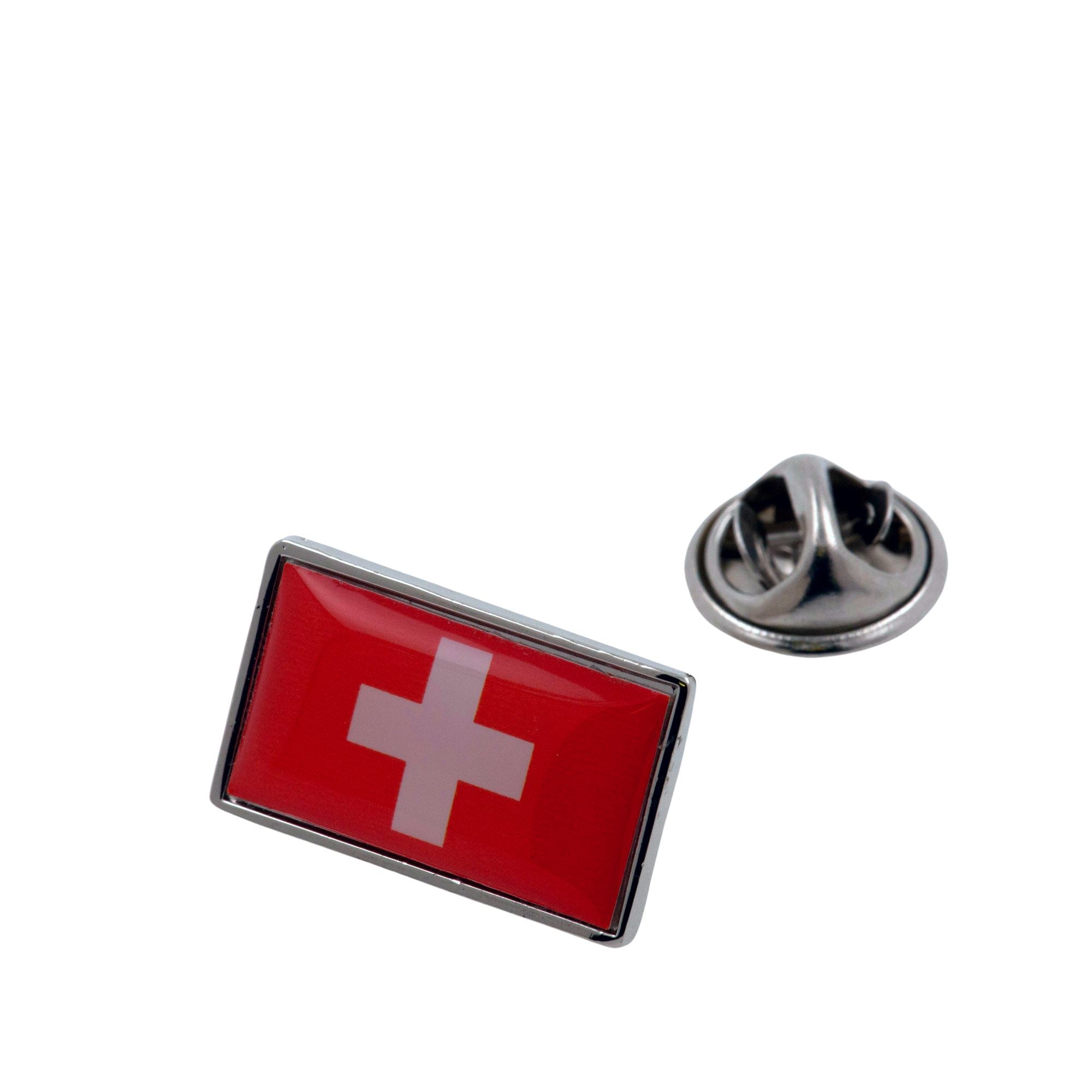 Flag of Switzerland Lapel Pin Lapel Pin Clinks 