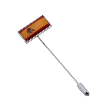 Flag of Spain Stick Pin Lapel Pin Clinks 