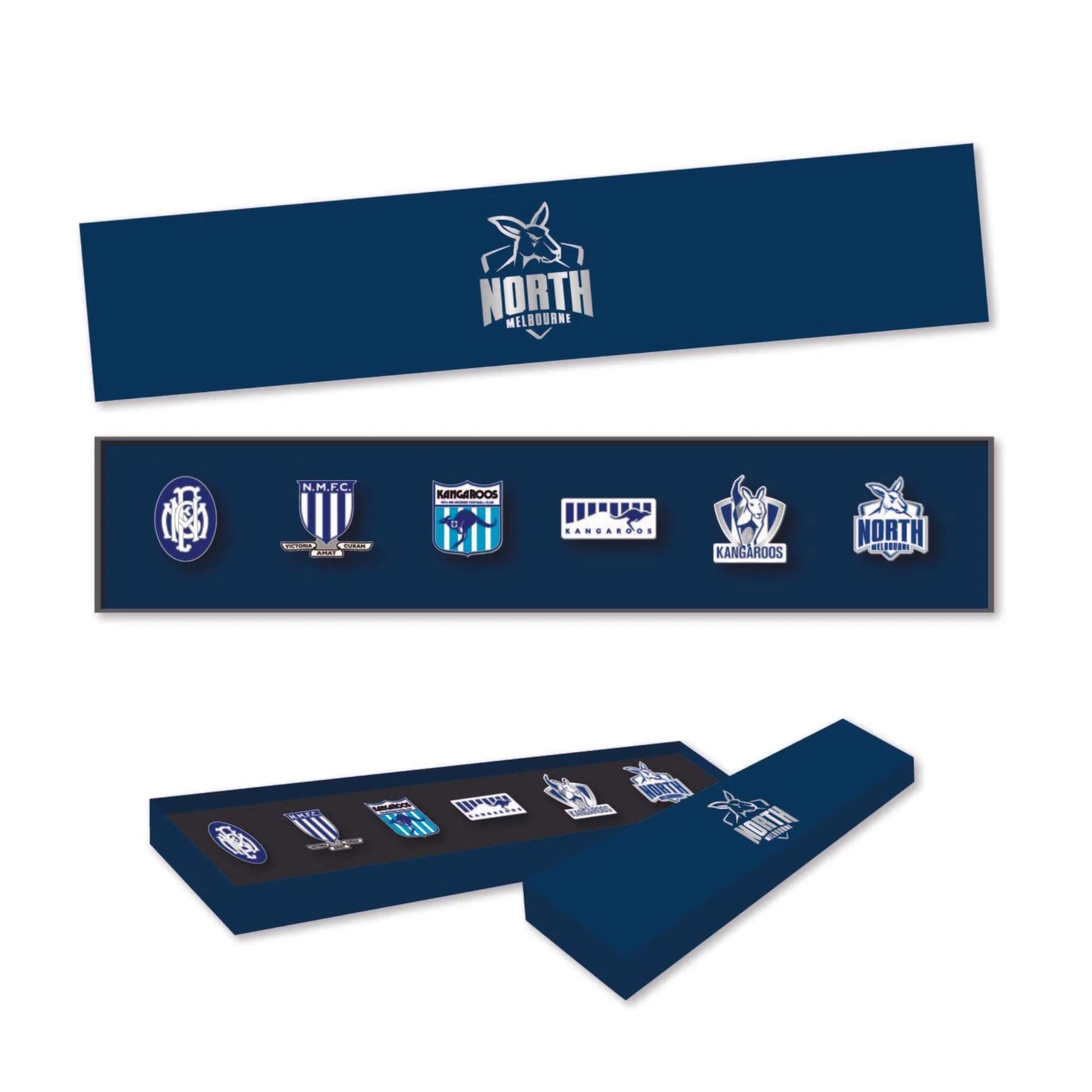 North Melbourne Kangaroos AFL Pin Set Lapel Pin Clinks 