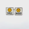 Two States of Being Wedding Cufflinks