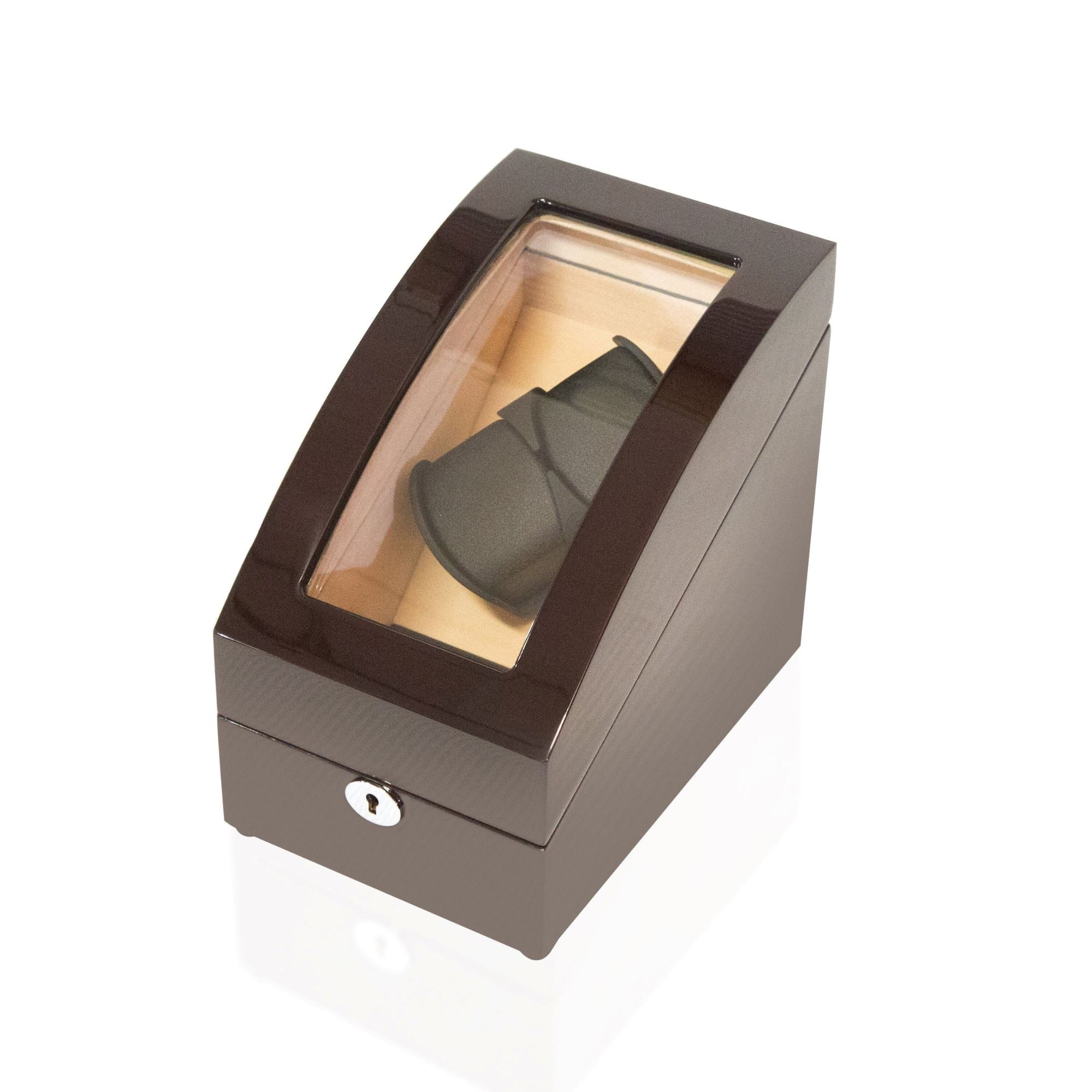 Seconds - Avoca Watch Winder Box for 2 + 2 Watches in Mahogany (a) Seconds Clinks 